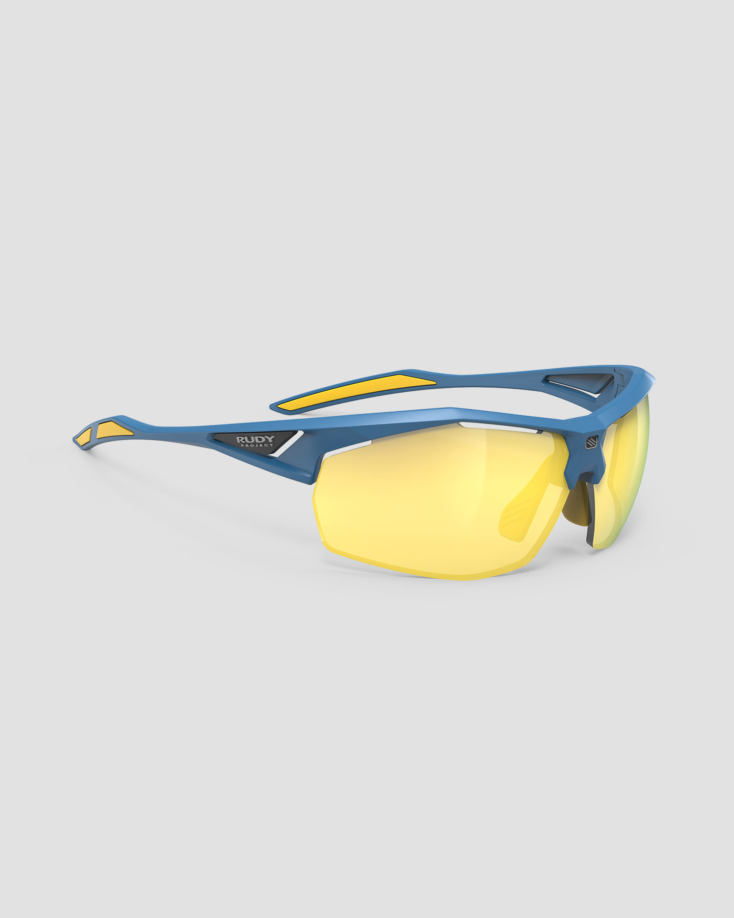 Occhiali da sole Rudy Project Sydus blu con lenti RP Optics Multilaser Yellow, Colore/Disegno: Niebieski