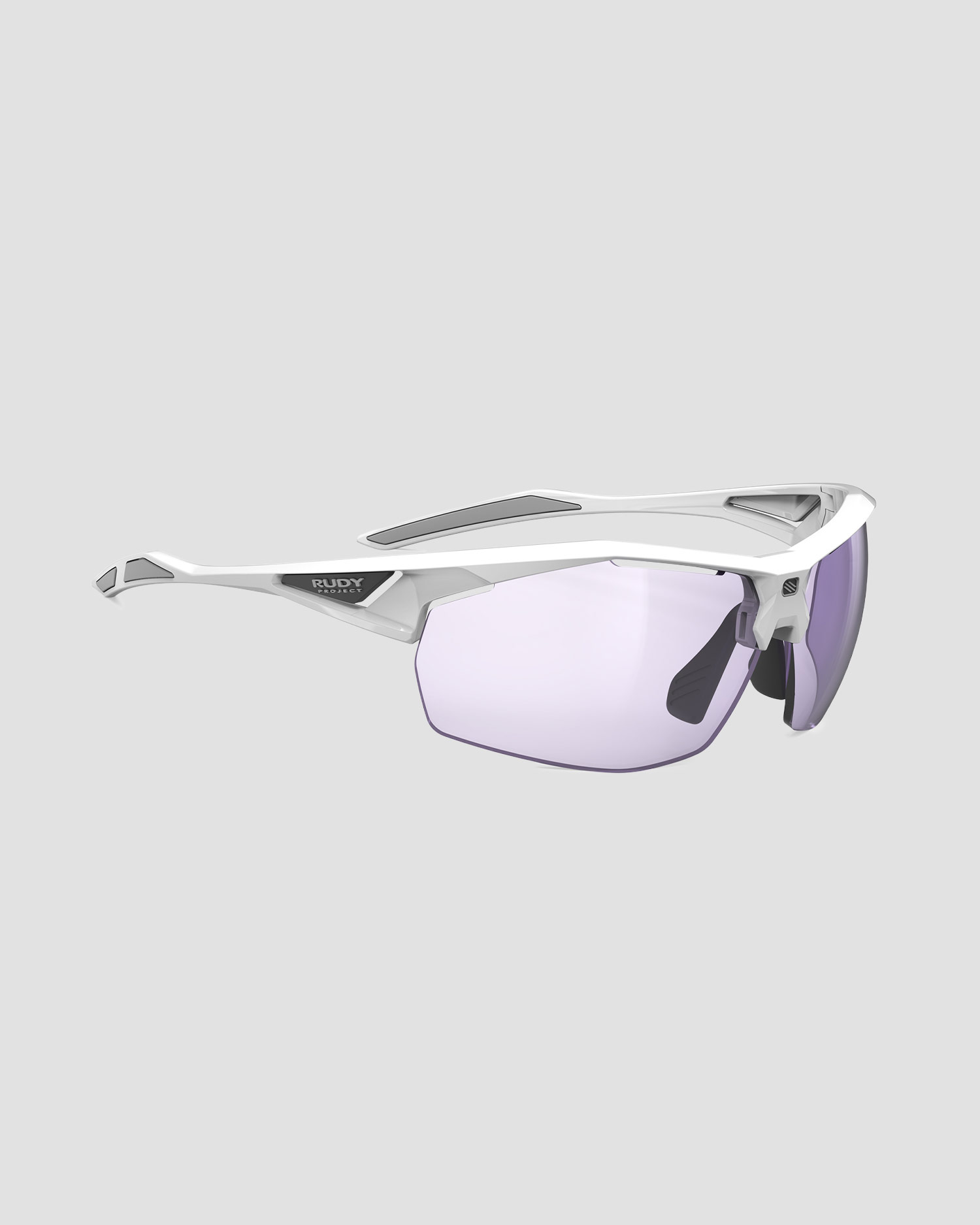 Occhiali fotocromatici Rudy Project Sydus bianchi con lenti ImpactX™ Photochromic 2 Laser Purple, Colore/Disegno: Biały