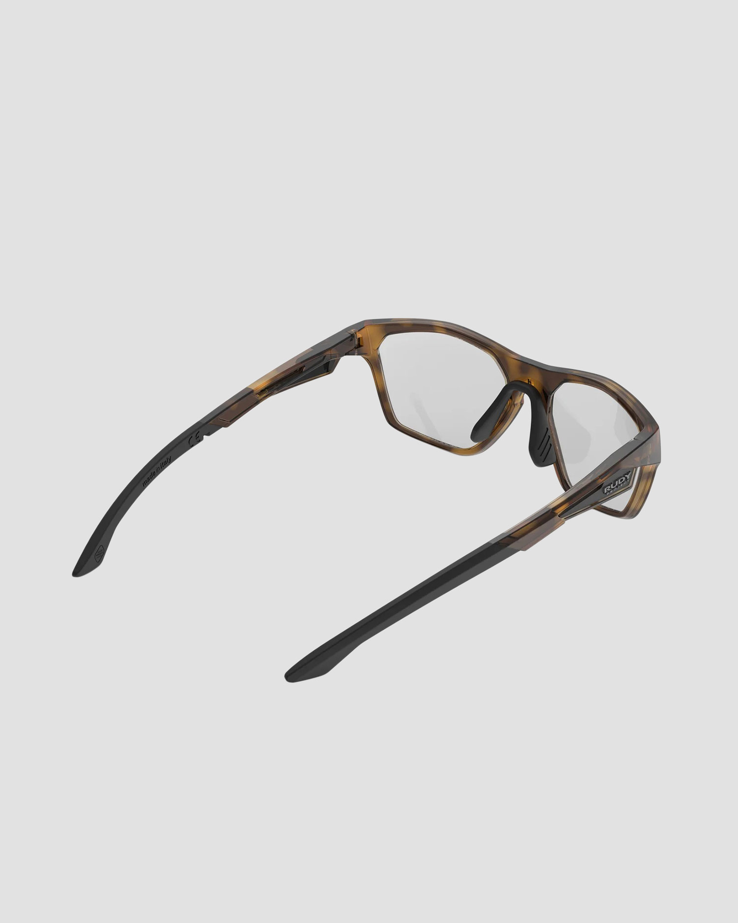 Brown glasses Rudy Project No Code Slim with a Demo lens