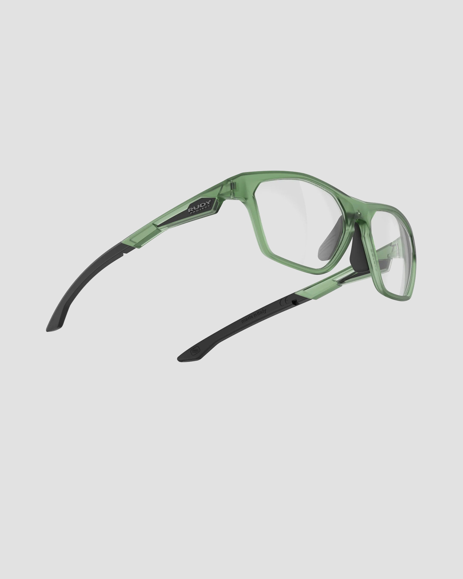 Green glasses Rudy Project No Code Slim with a Demo lens