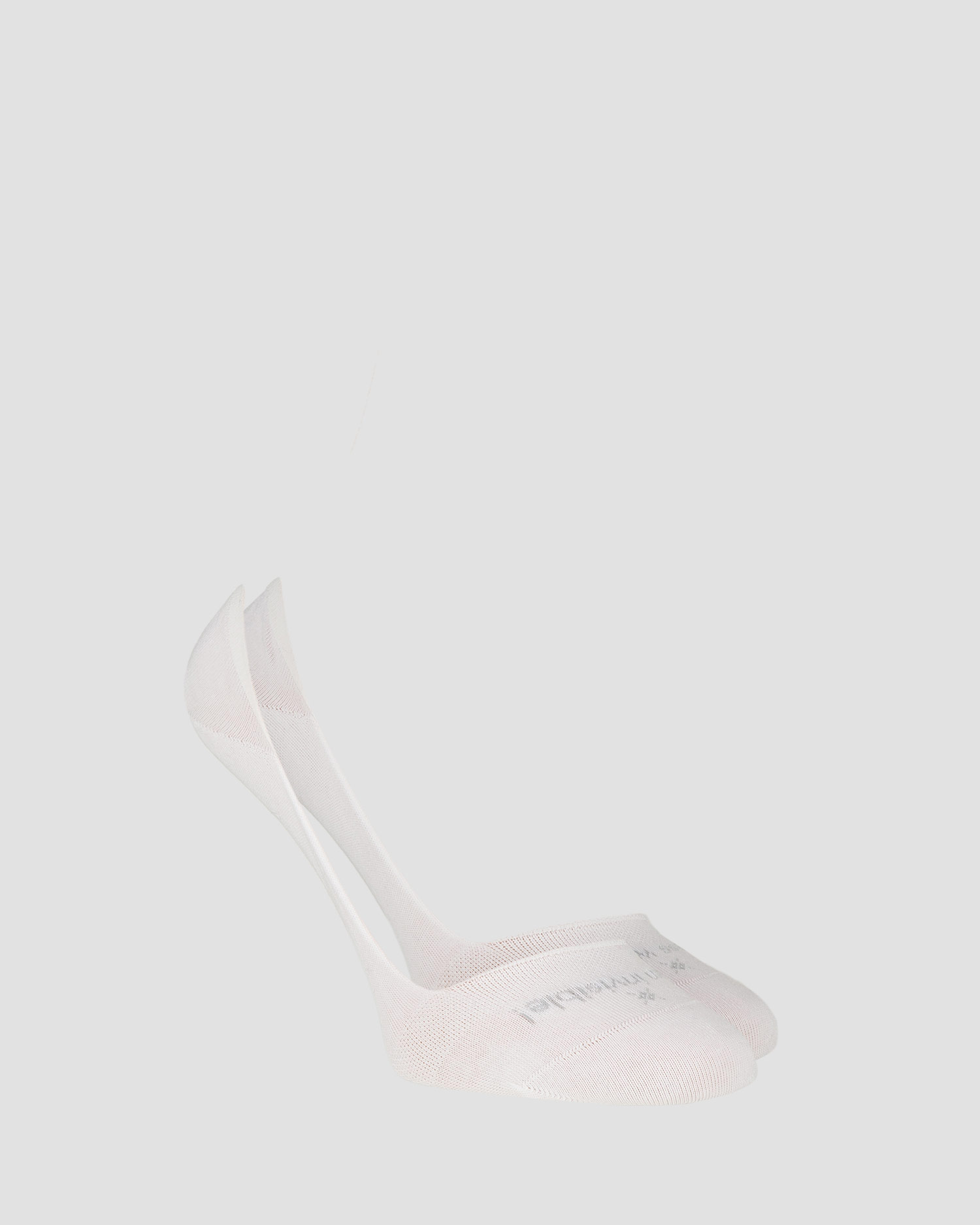 Men's short socks Burlington Carrington Invisibles white