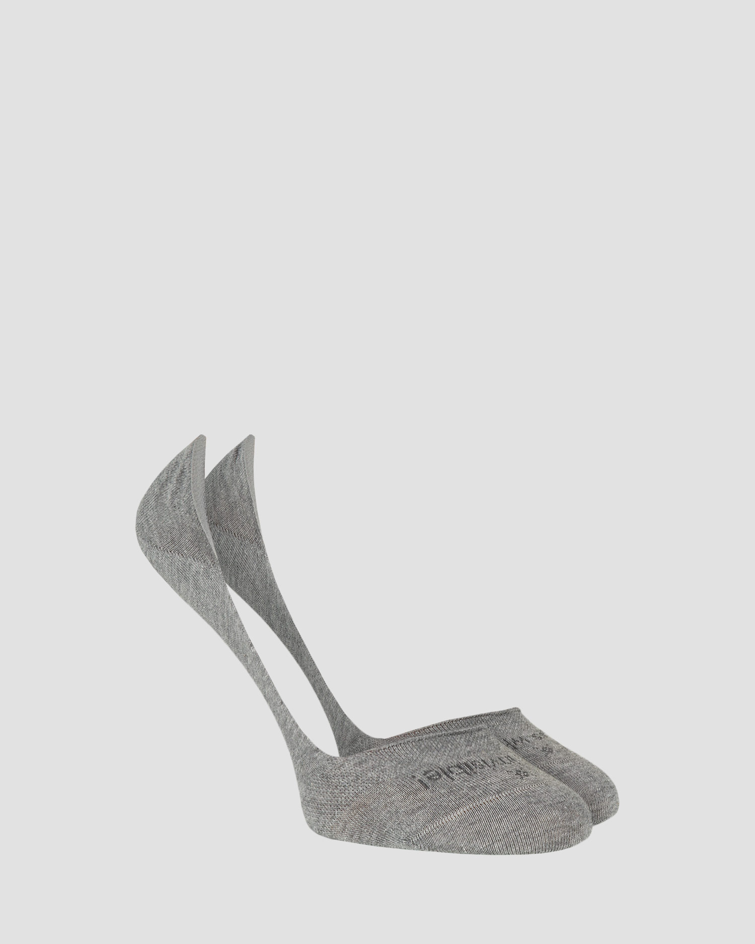 Men's short socks Burlington Carrington Invisibles grey