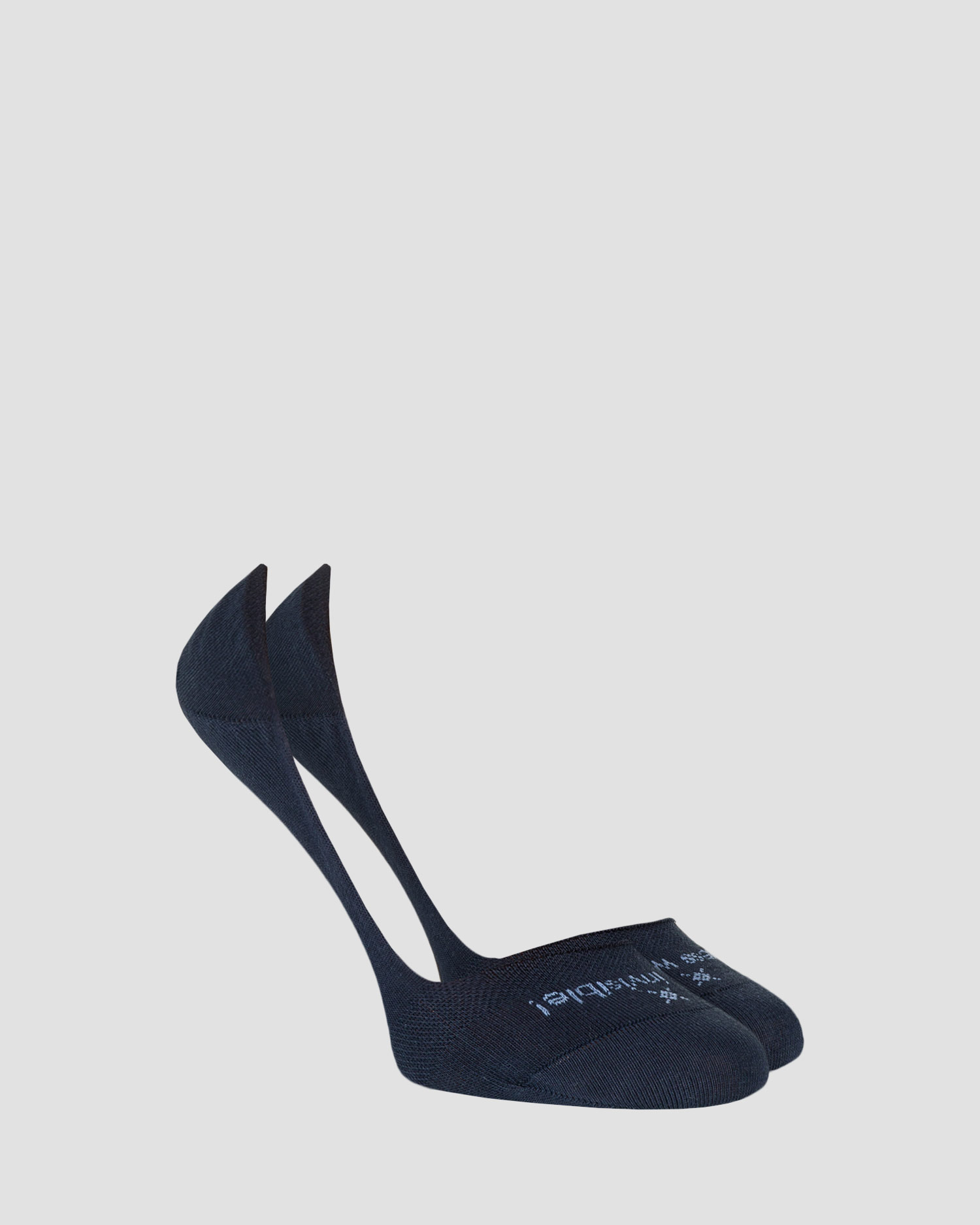 Calzini fantasmini da uomo Burlington Carrington Invisibles blu scuro