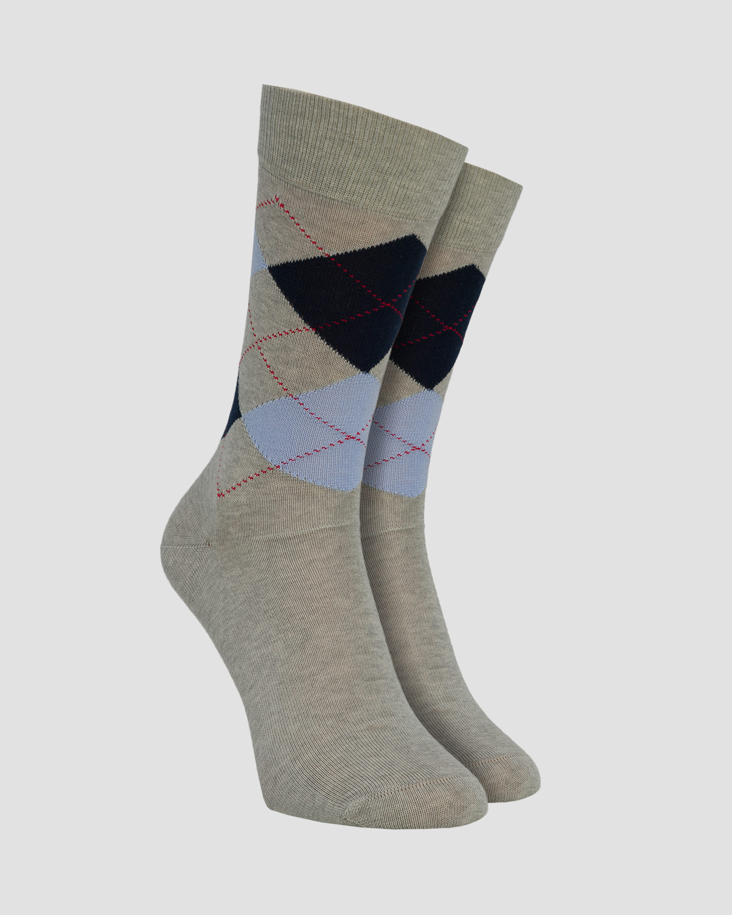 Șosete pentru bărbați Burlington Manchester, Culoare/Model: Print,Szary