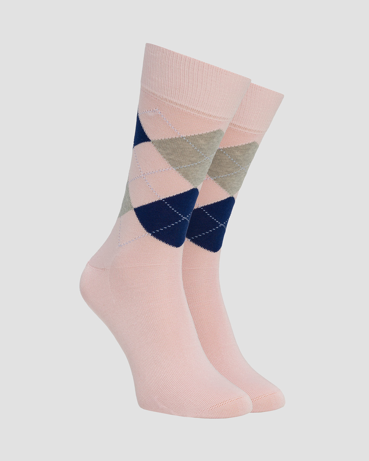 Calzini da uomo Burlington Manchester, Colore/Disegno: Różowy