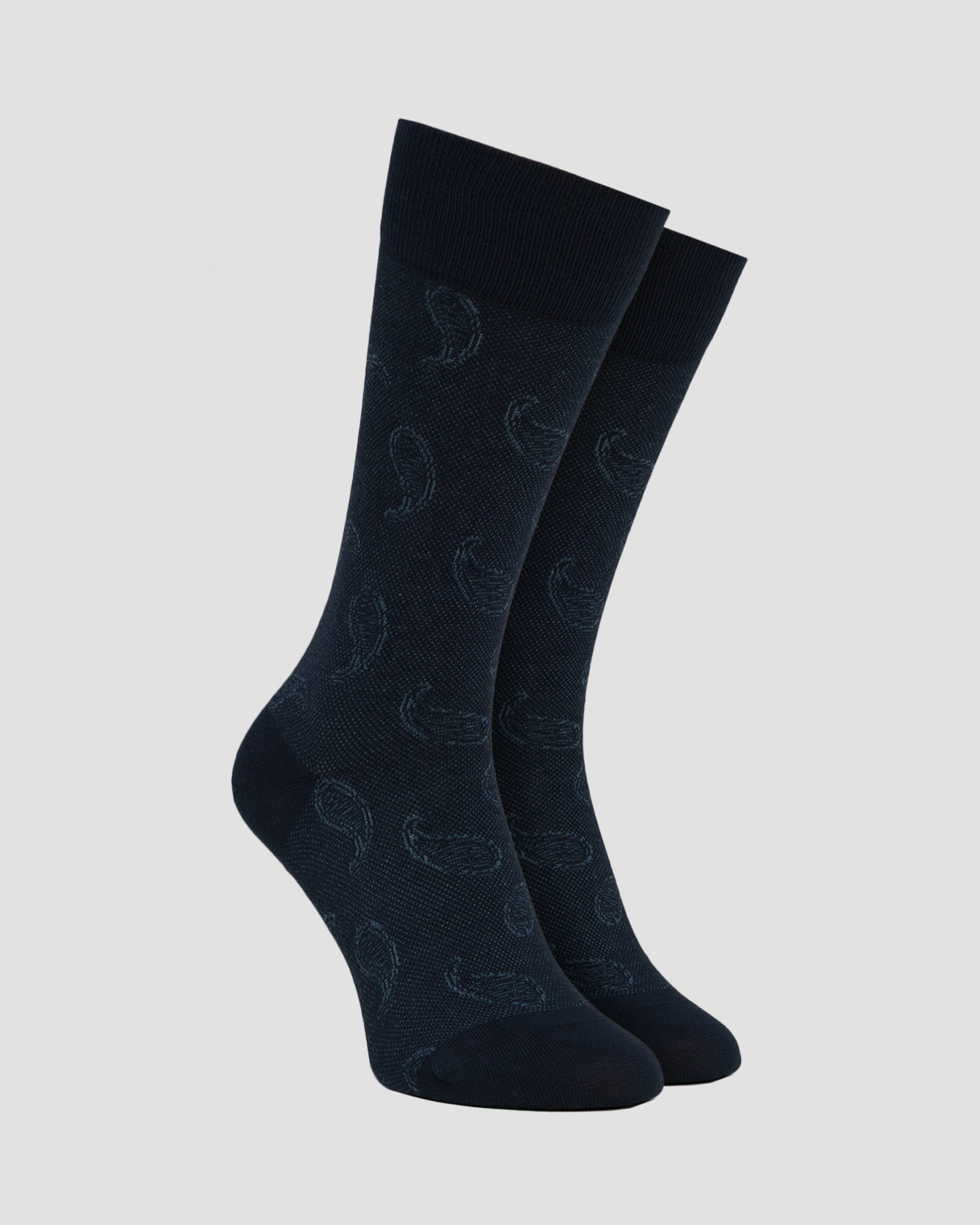 Șosete pentru bărbați Burlington Paisley, Culoare/Model: Print,Granatowy