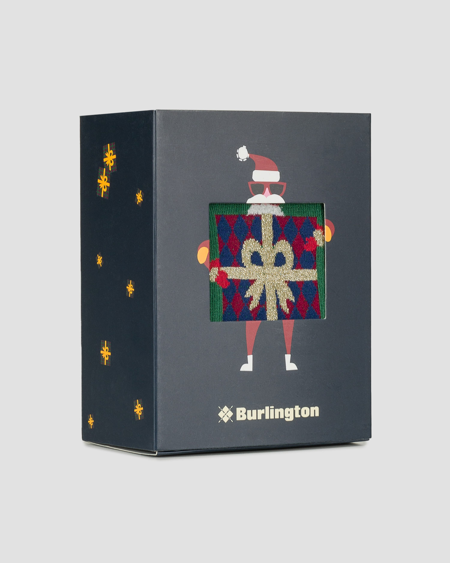 Men's Christmas socks 2 pairs in Burlington X-Mas Gift Box