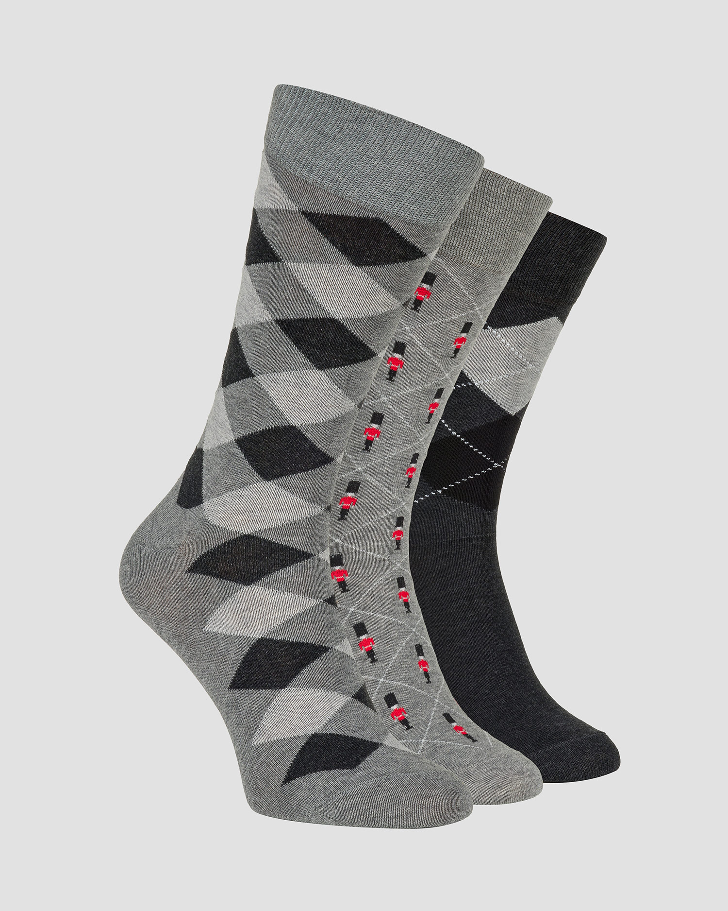 Calzini da uomo Burlington British Box Giftbox 3-Pack