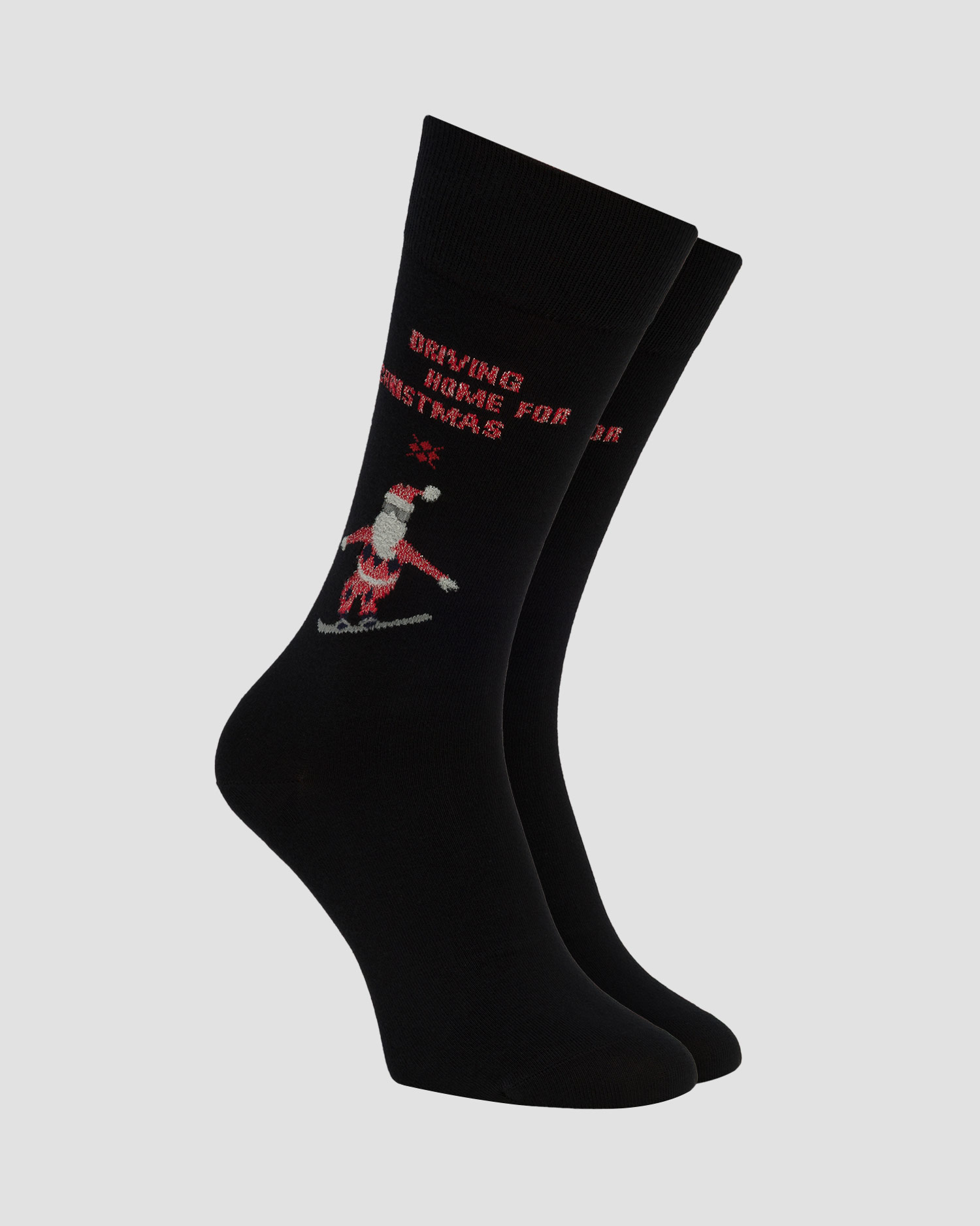 Calzini natalizi da uomo Burlington Snowboarding Santa