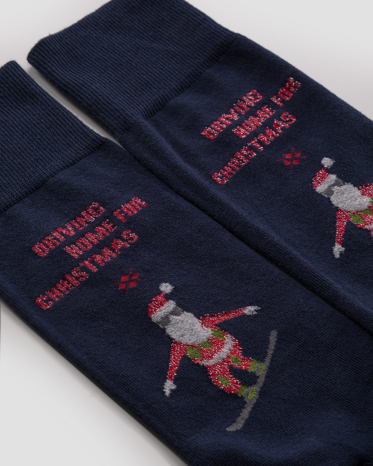Men's Christmas socks Burlington Snowboarding Santa