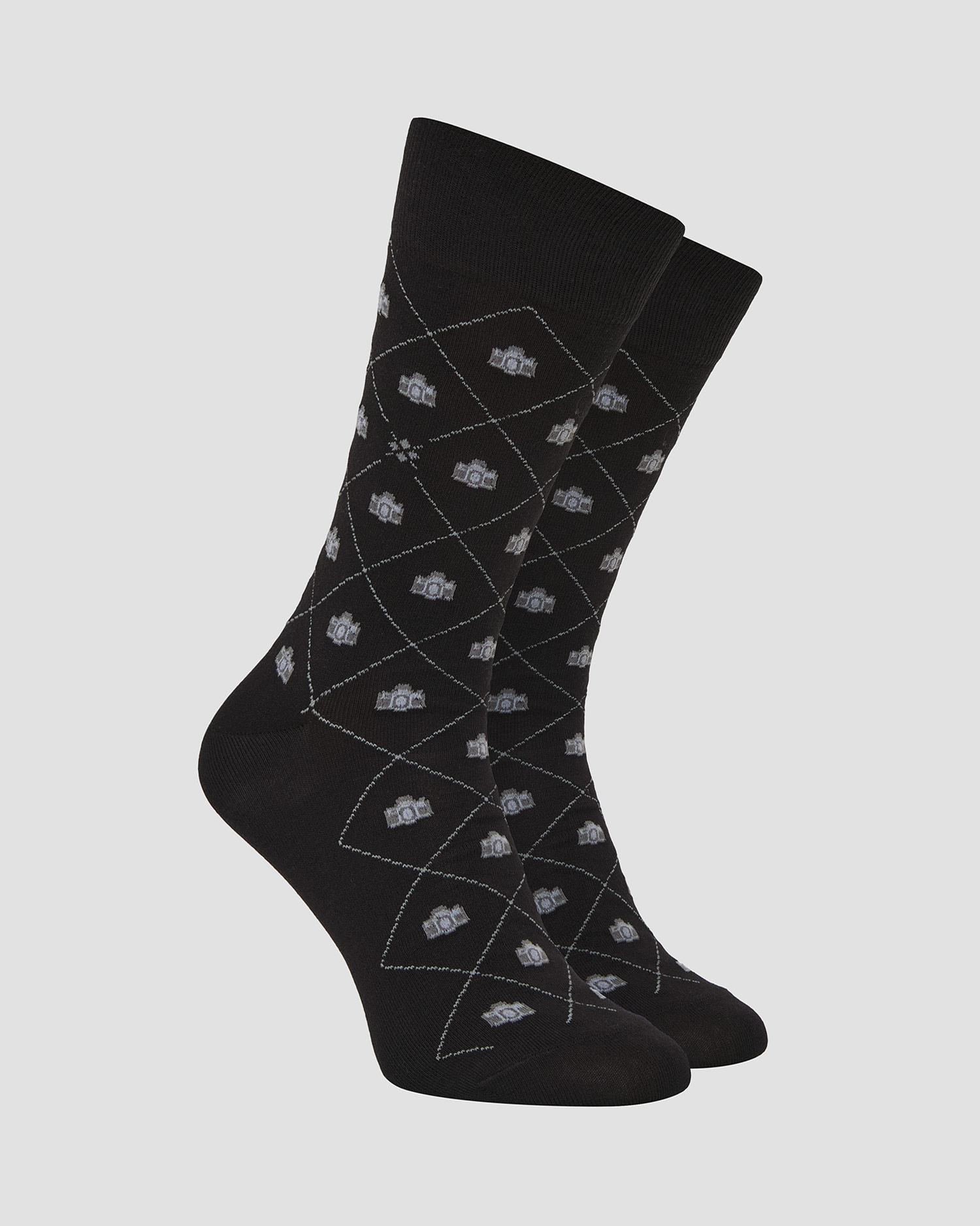 Men's socks Burlington Snapshots black