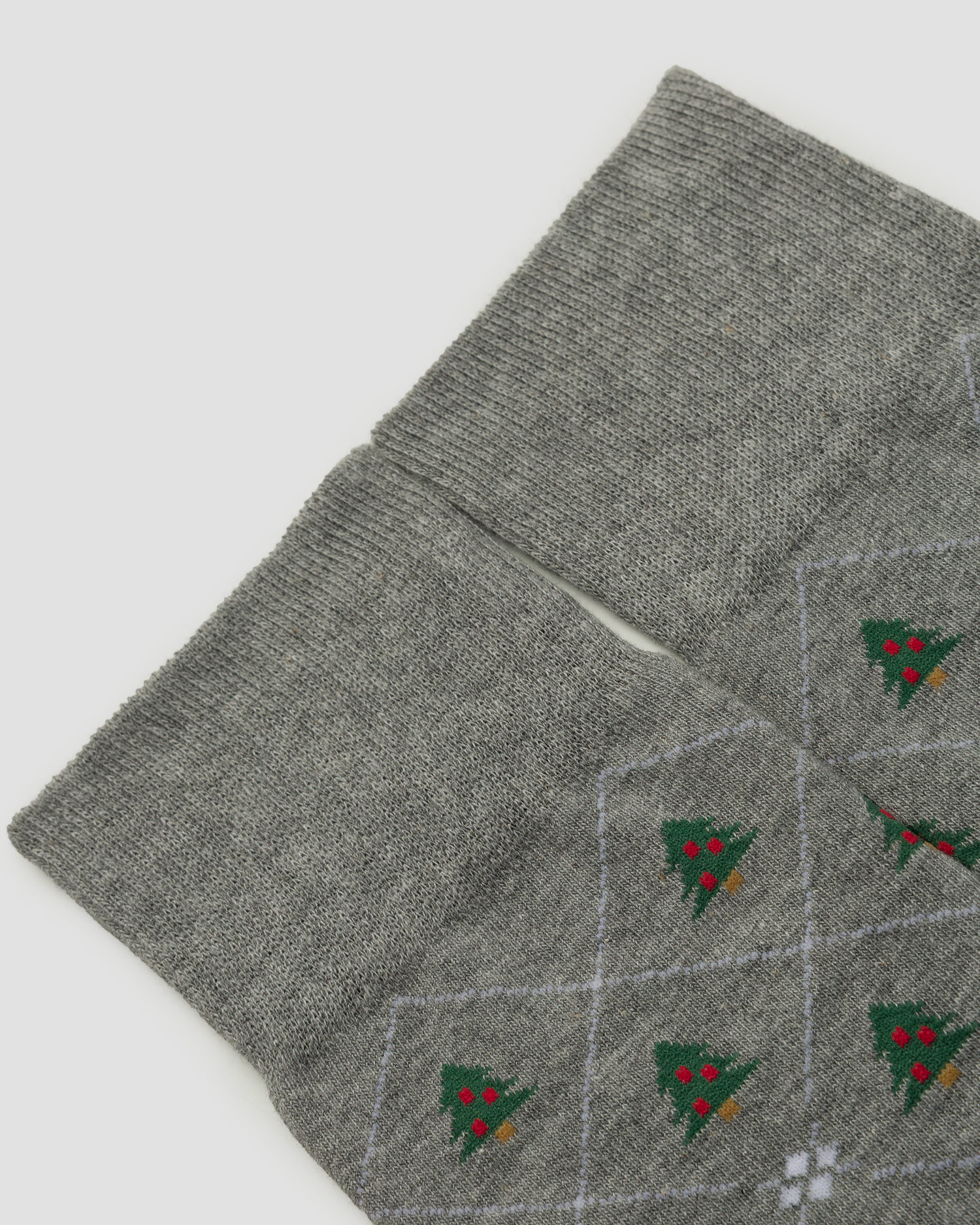Men's socks Burlington Christmas Tree grey 