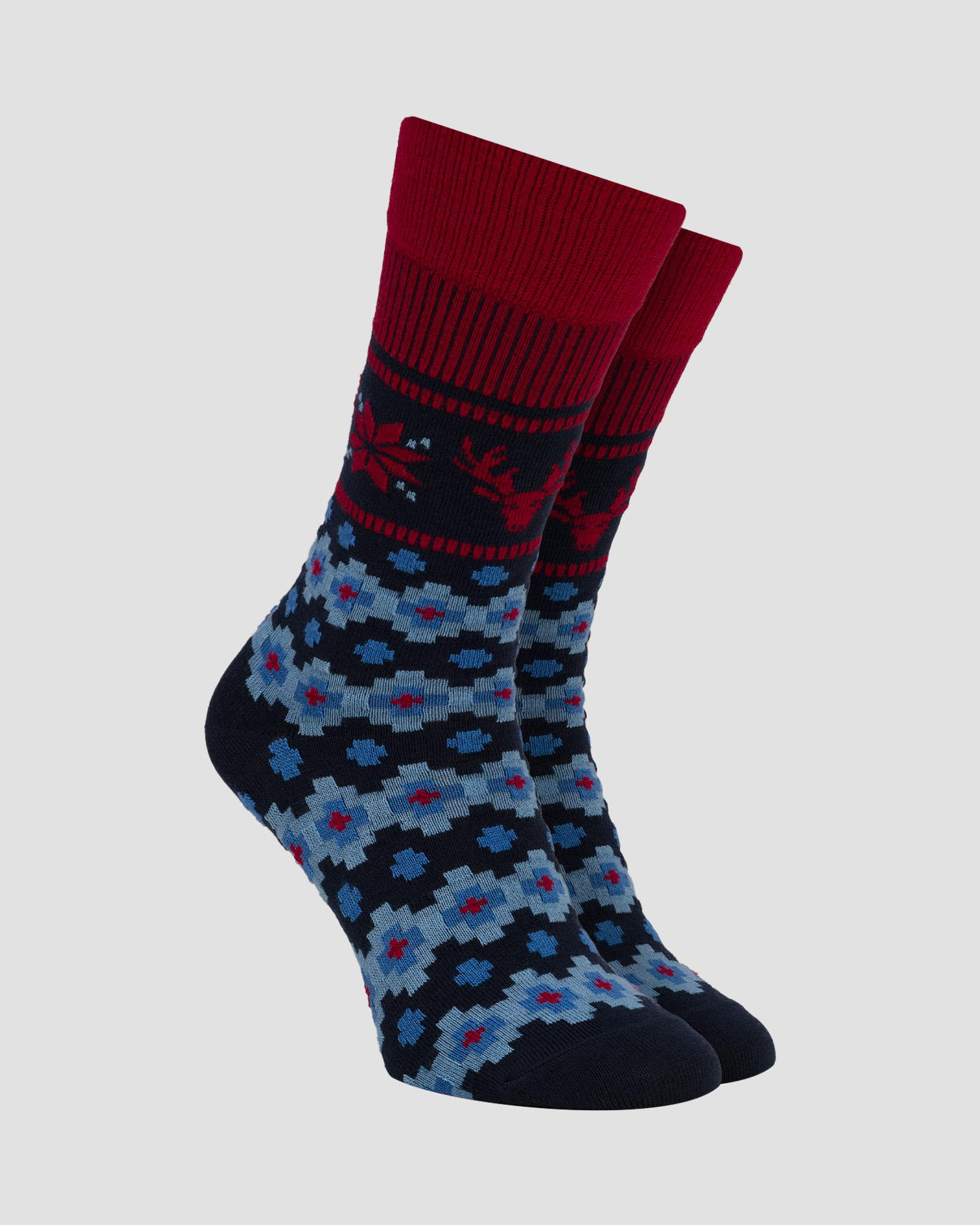 Vlněné pánské ponožky Burlington Fair Isle Joy SO