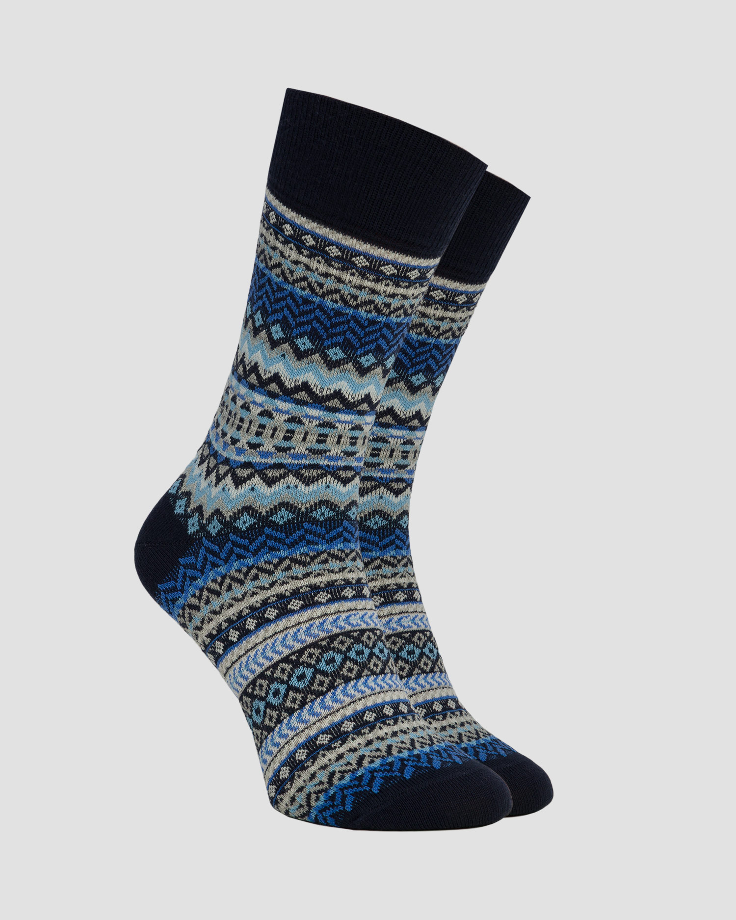 Calzini in lana da uomo Burlington Fair Isle