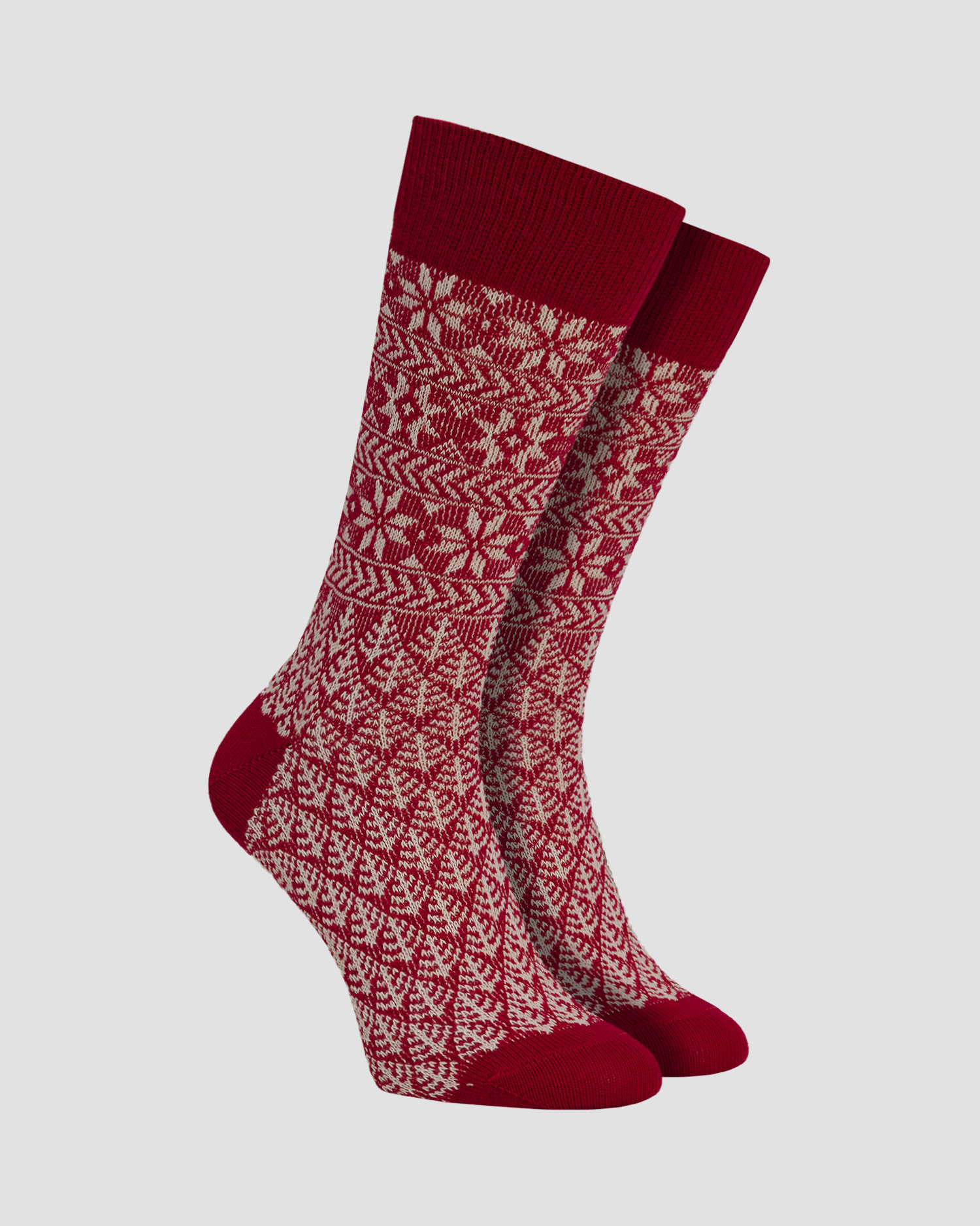 Calze natalizie da uomo Burlington X-Mas So, Colore/Disegno: Czerwony