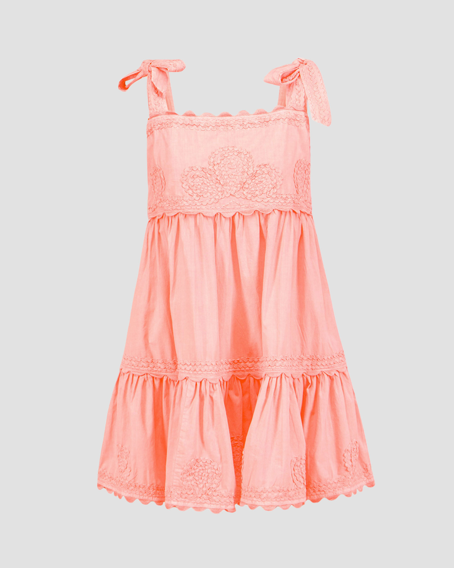 Robe Juliet Dunn Neon Poplin Sundress