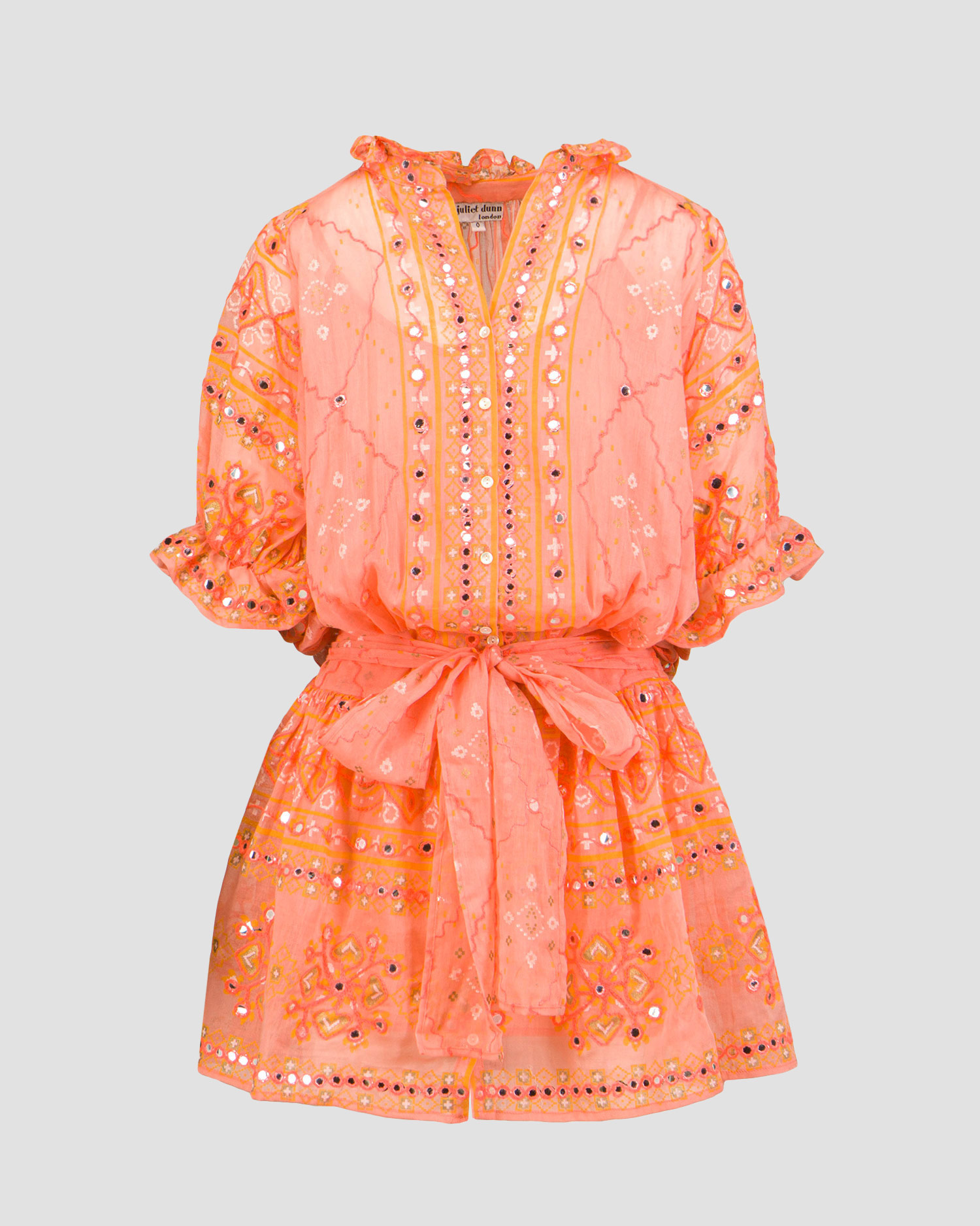 Robe Juliet Dunn Mosaic Blouson Dress