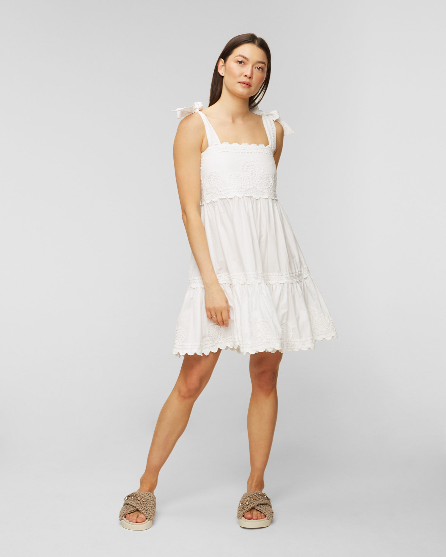 Robe Juliet Dunn Poplin Sundress