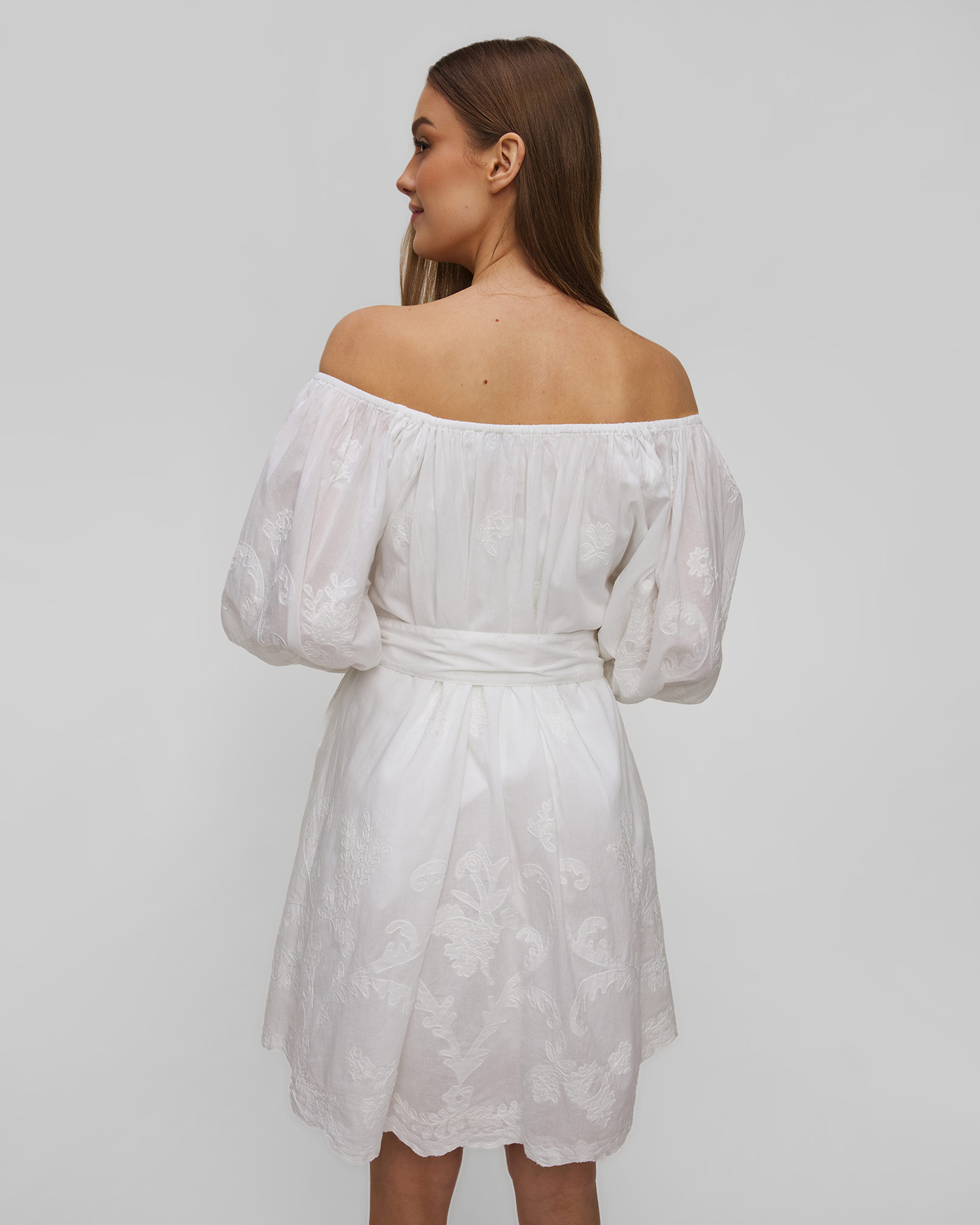 Robe d'été blanche Juliet Dunn Boho