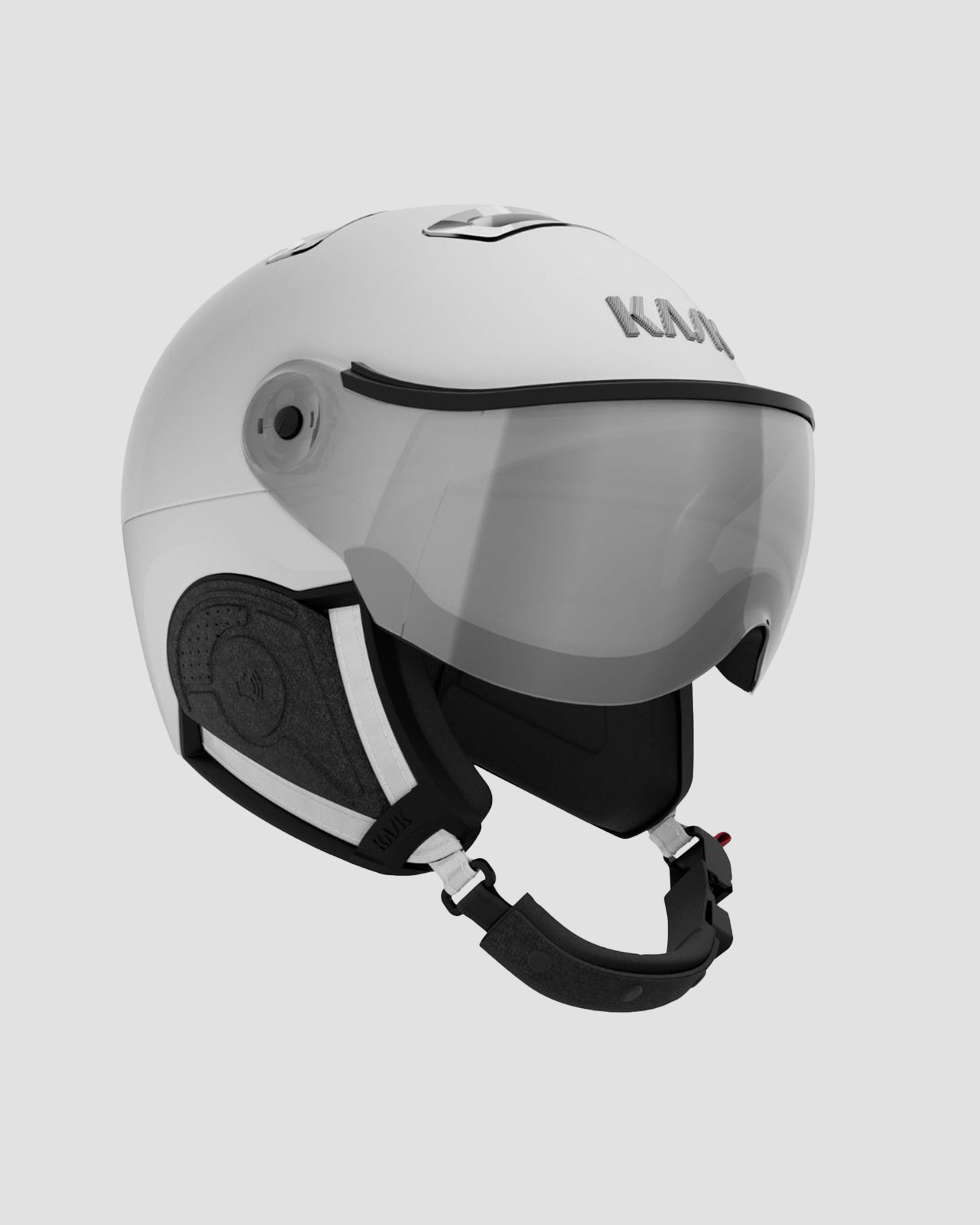 Kask narciarski KASK Chrome Visor Vibes, Kolor/Wzór: Biały