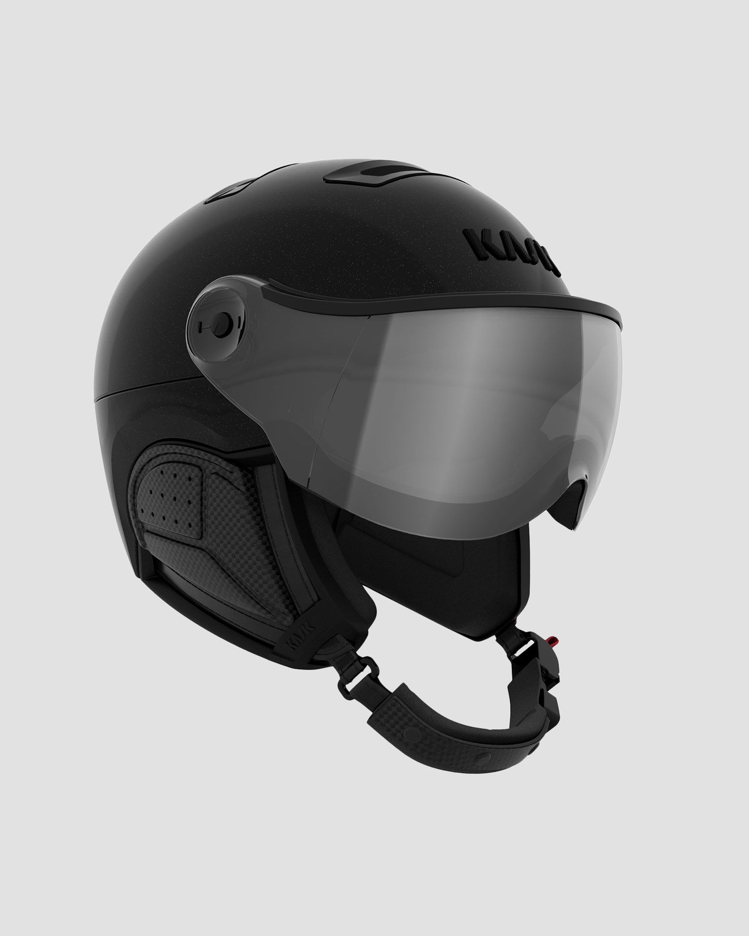 Ski helmet KASK Montecarlo Visor, Color/Pattern: Czarny