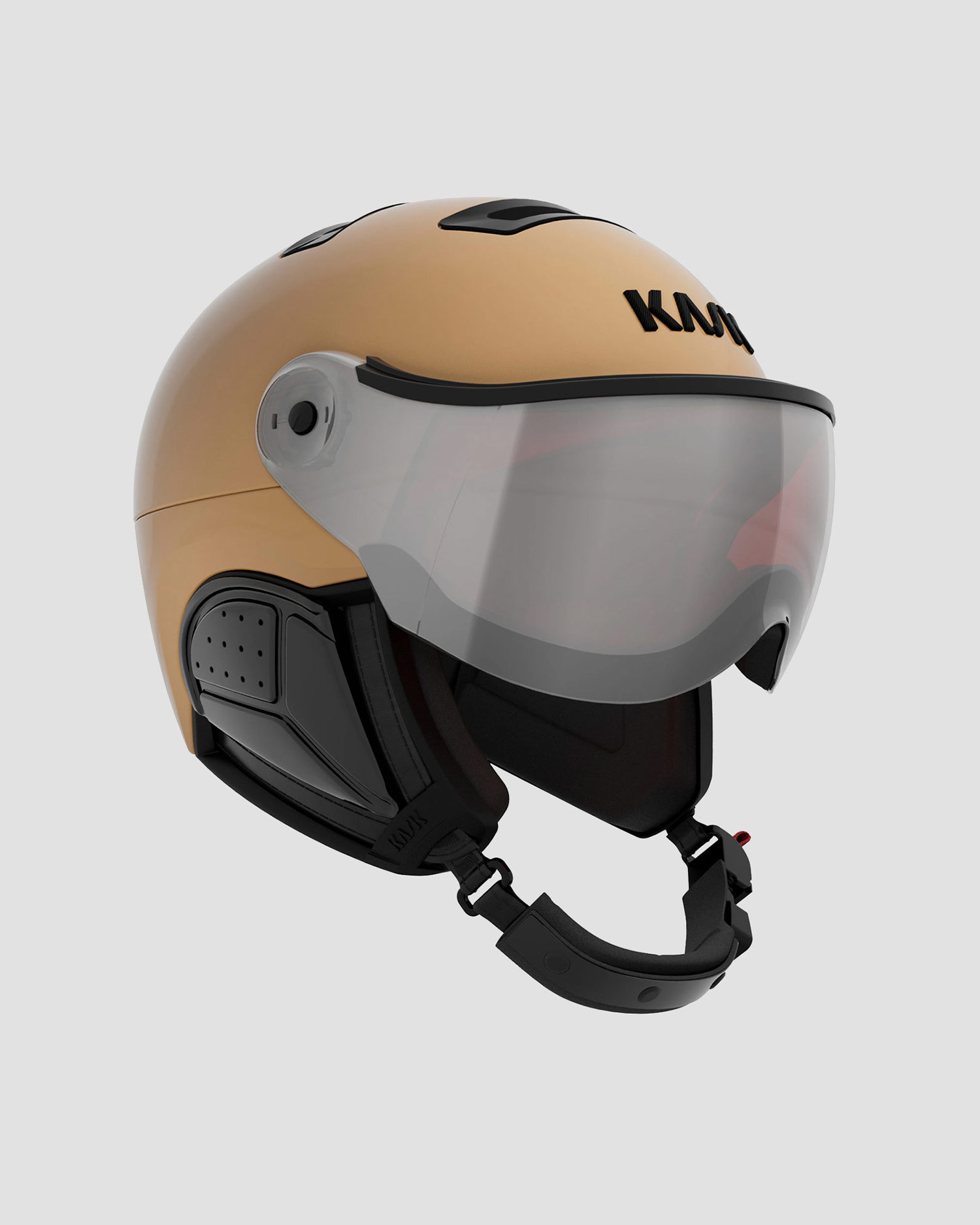 Casque de ski or avec visière KASK Treasure