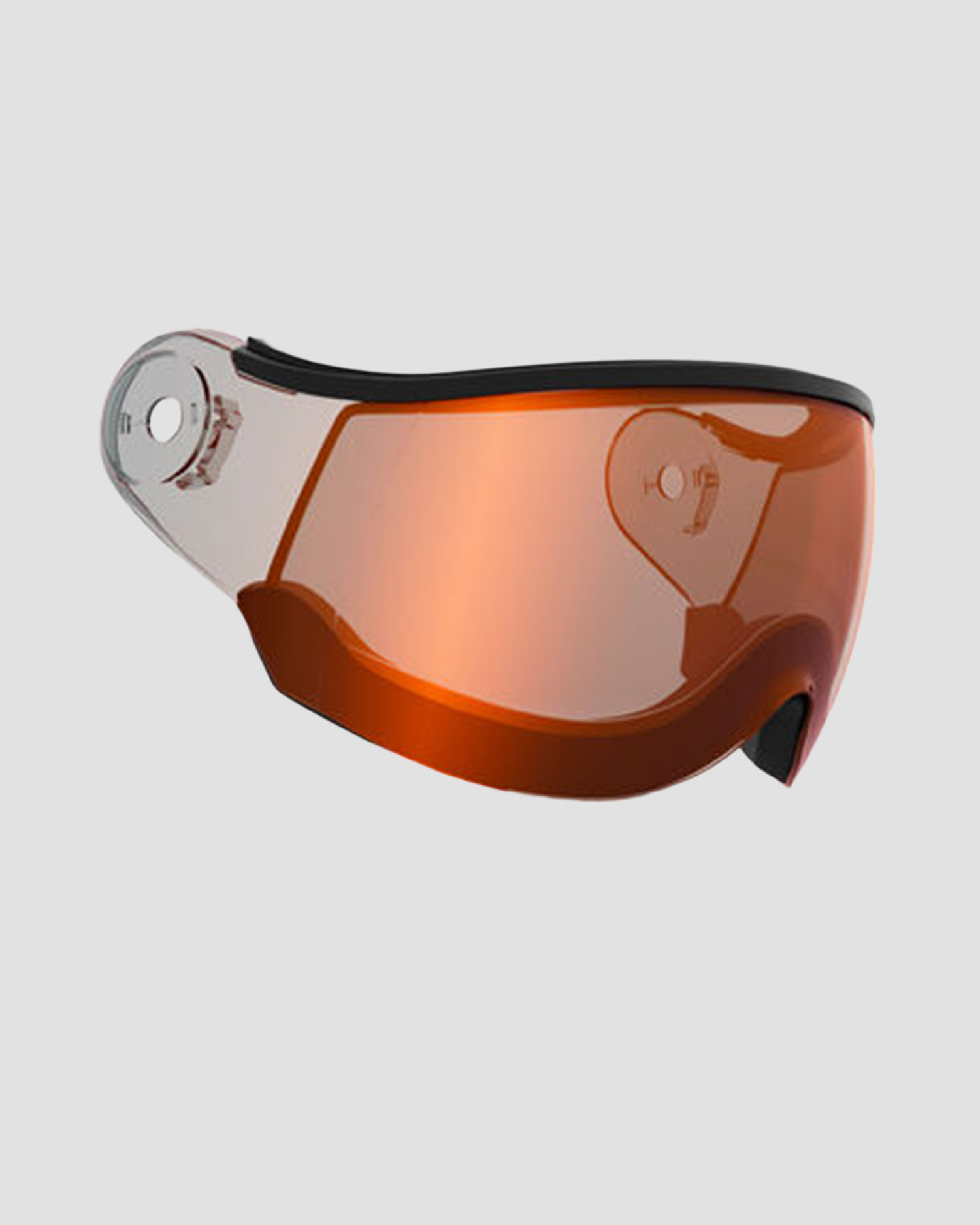Szyba do kasku KASK Piuma R Double Lens Visor Orange S2, Kolor/Wzór: Pomarańczowy,Czarny