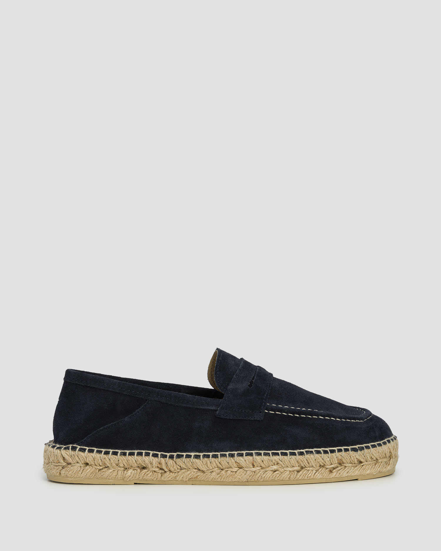 Pánske semišové mokasíny Manebi Hamptons Loafers Espadrilles tmavo modré