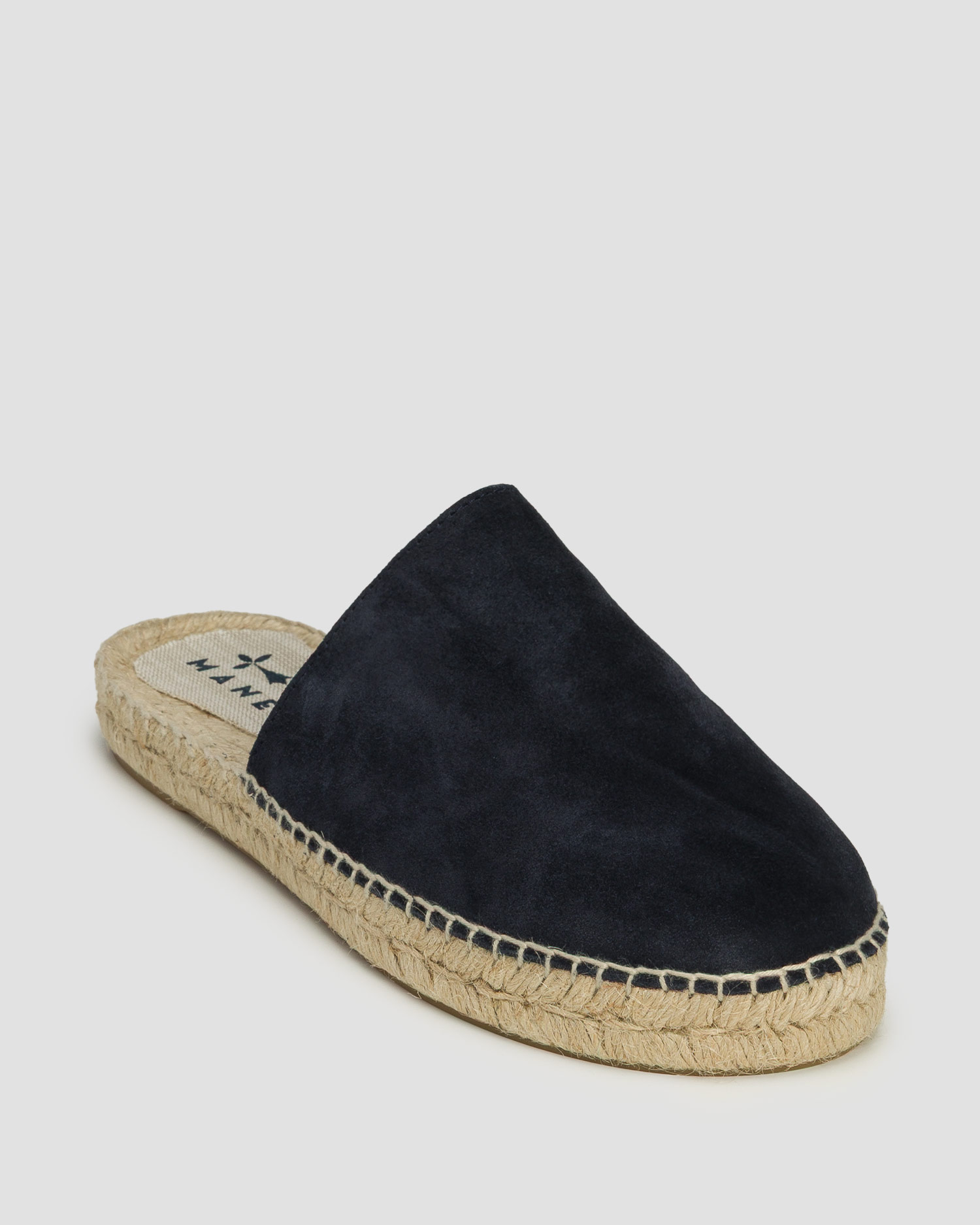 Dámske semišové mule Manebi Suede Chunky Mules Hamptons tmavo modré