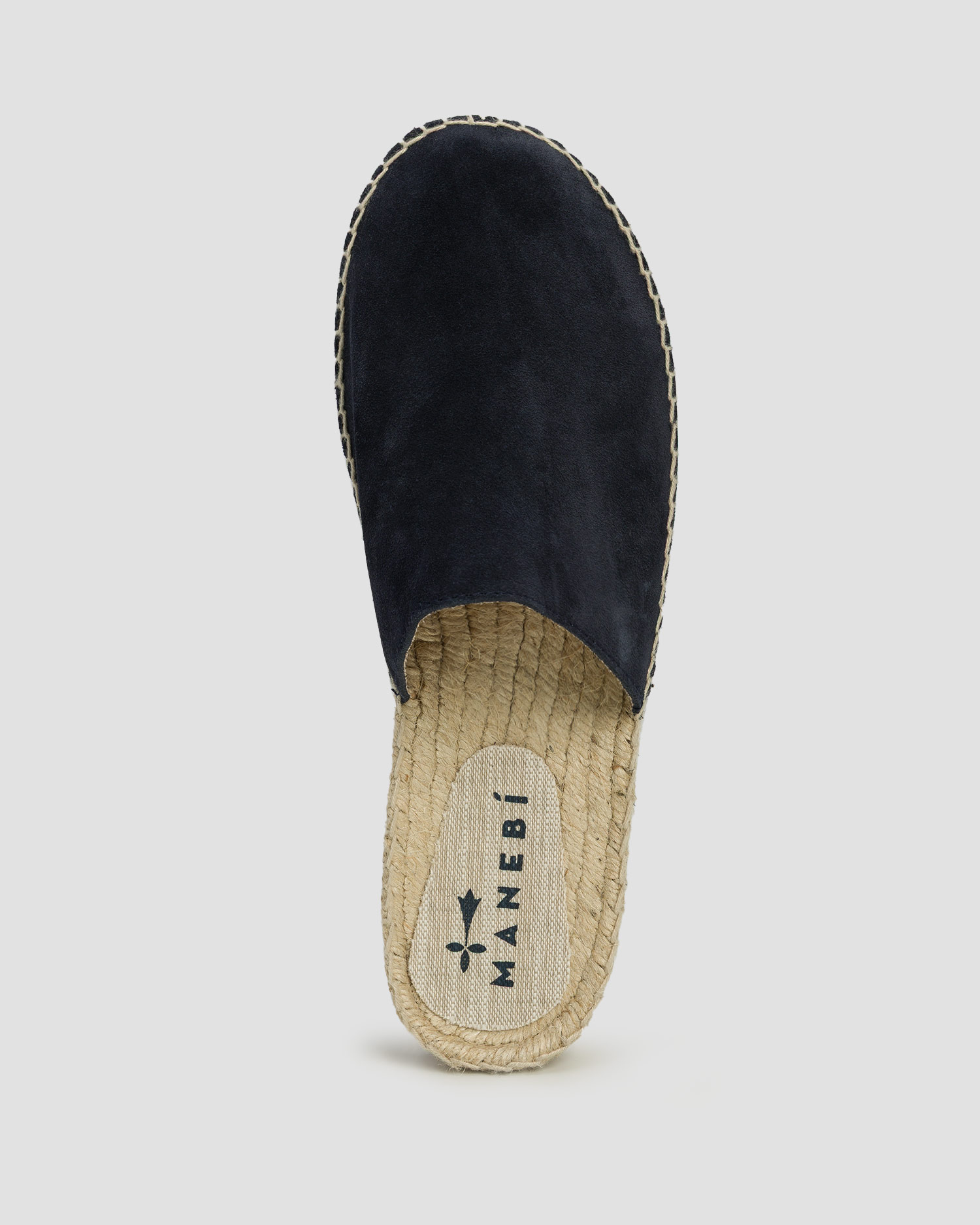 Dámske semišové mule Manebi Suede Chunky Mules Hamptons tmavo modré