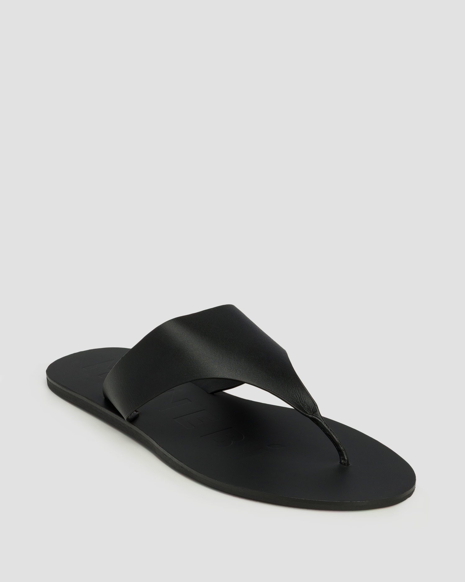 Dámske kožené sandále Manebi Leather Sandals čierne