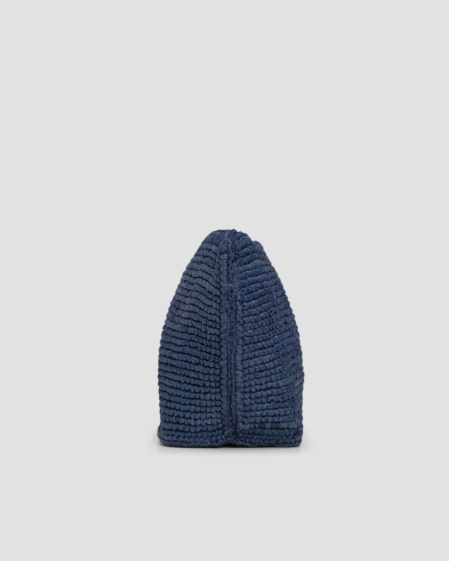 Ručne pletená taška Manebi Tender2tote Rafia tmavomodrá