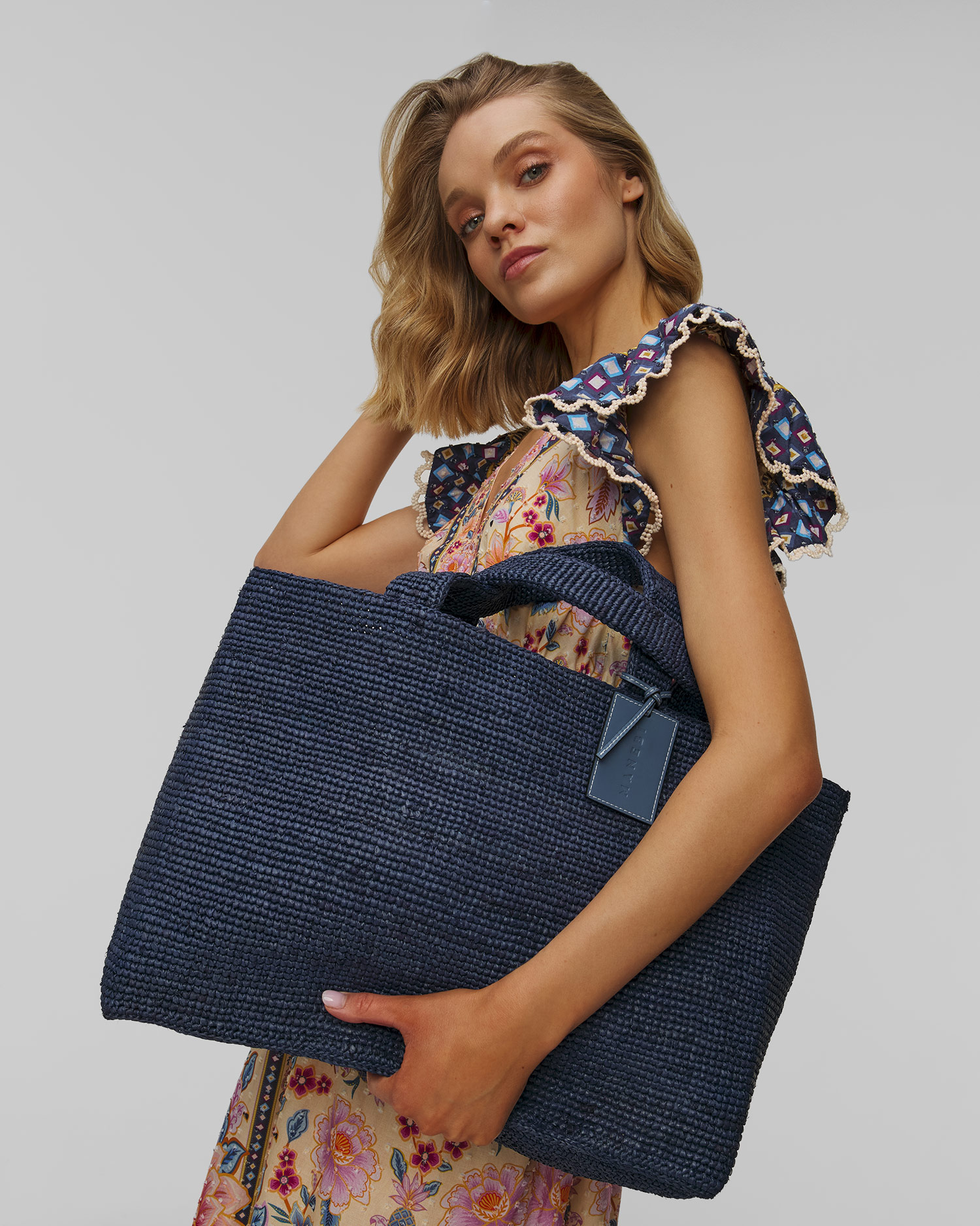 Košík Manebi New Sunset Bag Large tmavomodrý