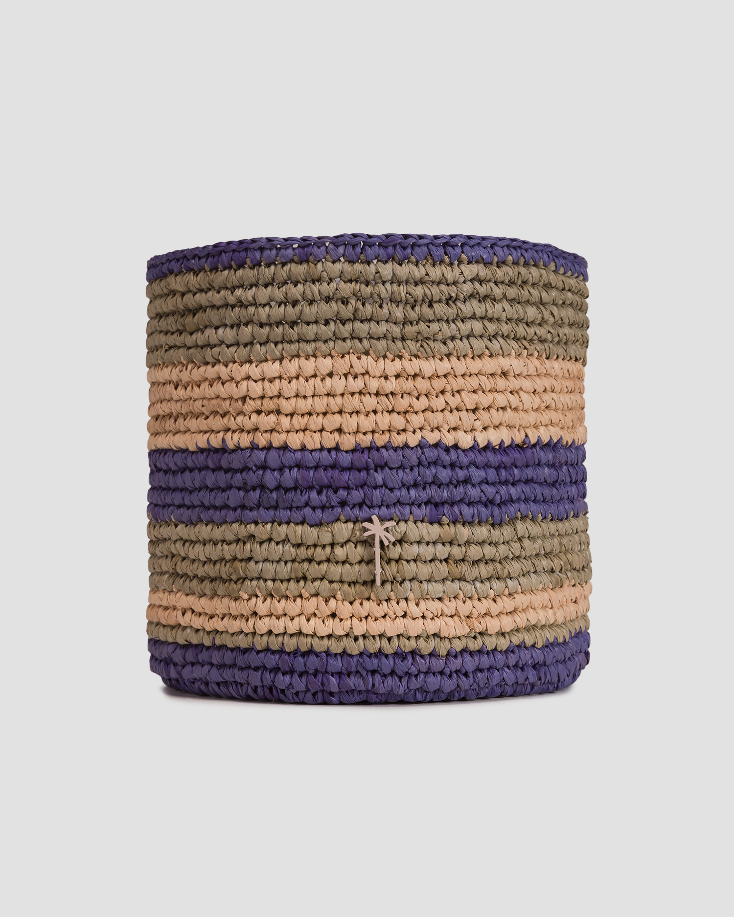 Bougie parfumée dans un panier Manebi Mediterranean