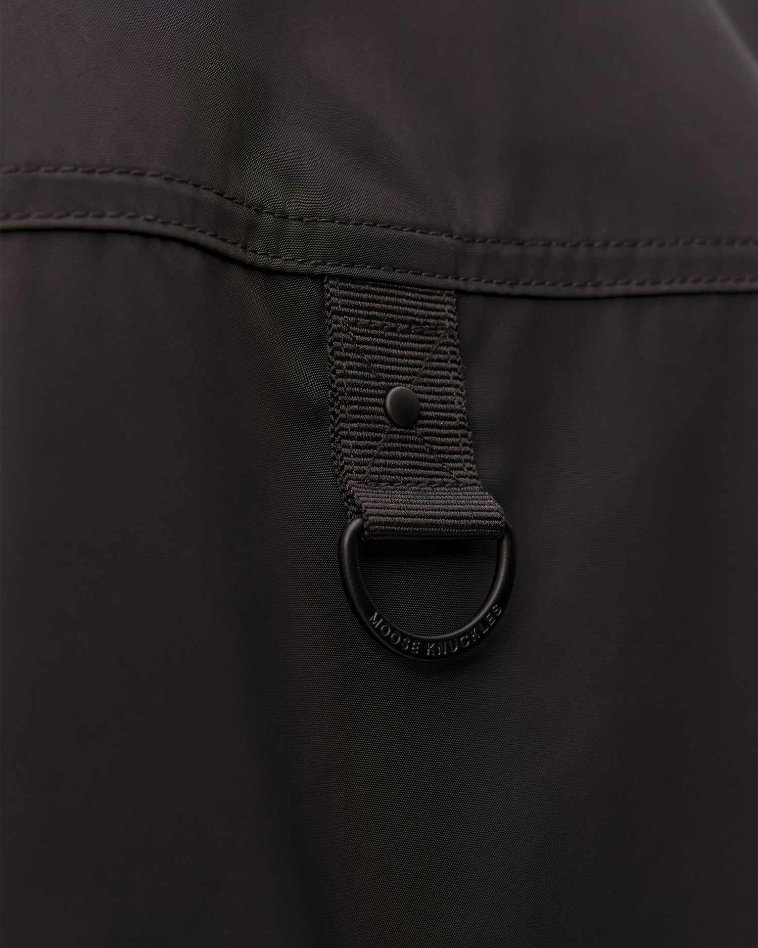 Men' black Moose Knuckles Charlesbourg Shirt Jacket