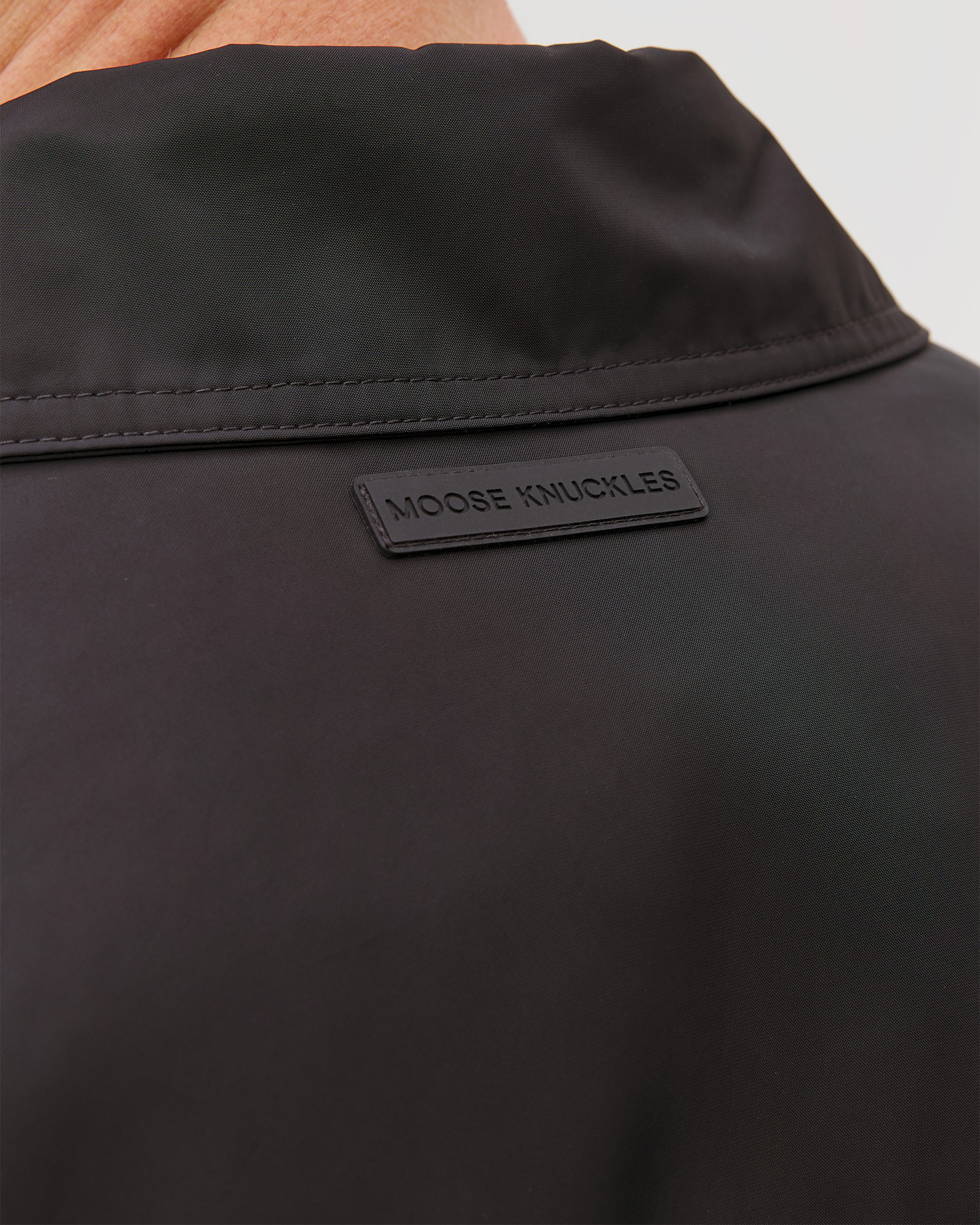 Men' black Moose Knuckles Charlesbourg Shirt Jacket