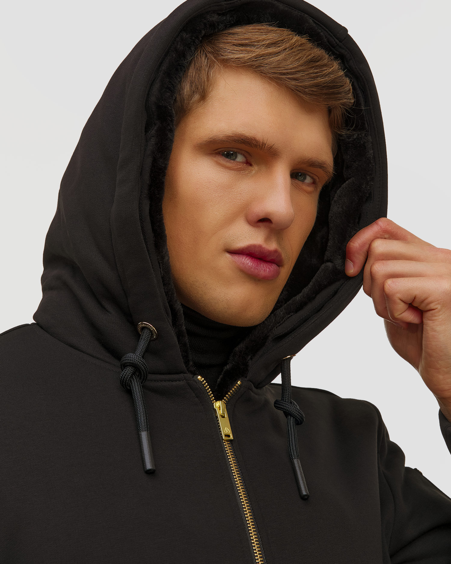 Pánska čierna mikina Moose Knuckles Linden Bunny