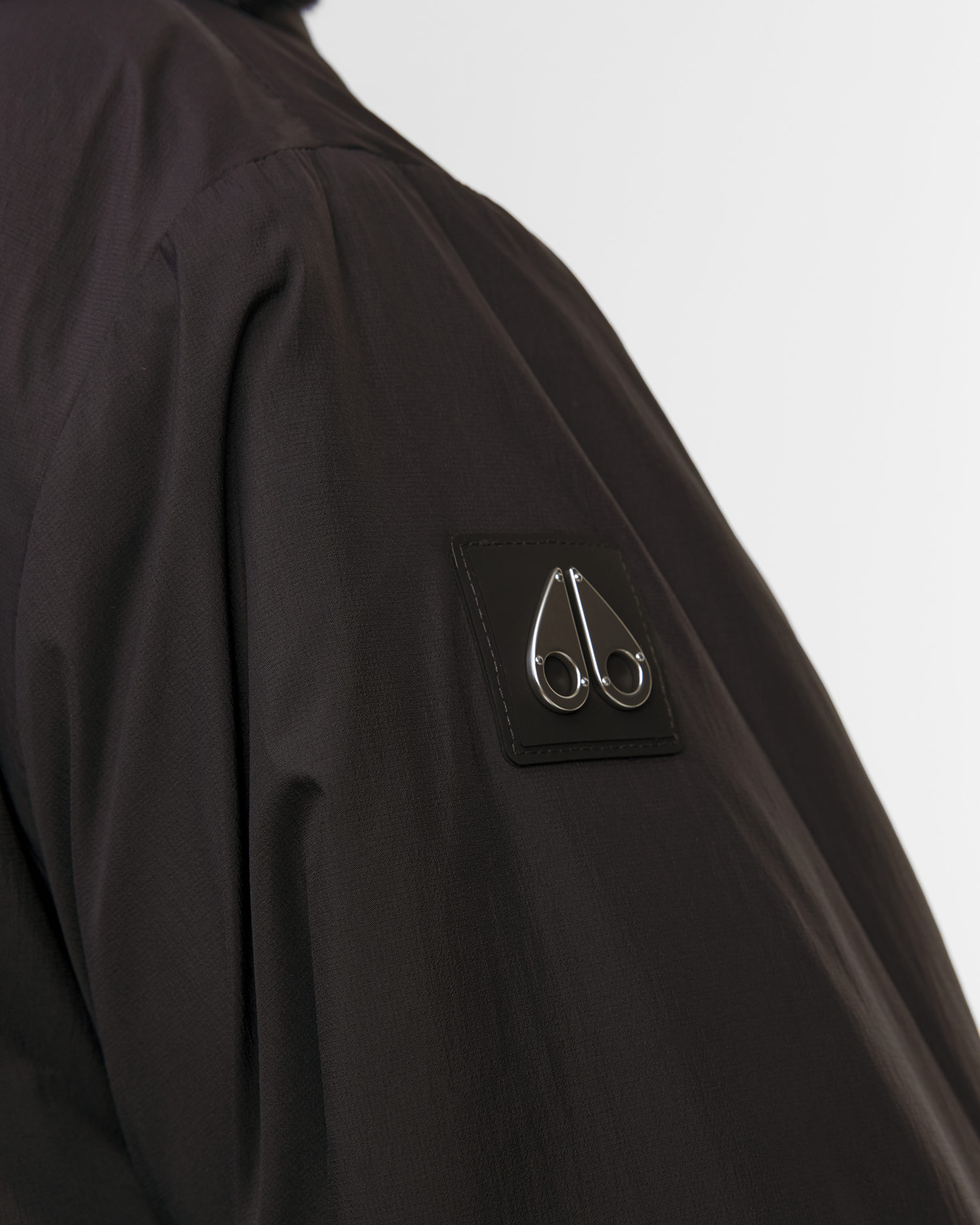 Women's black reversible jacket Moose Knuckles Eaton bunny 2