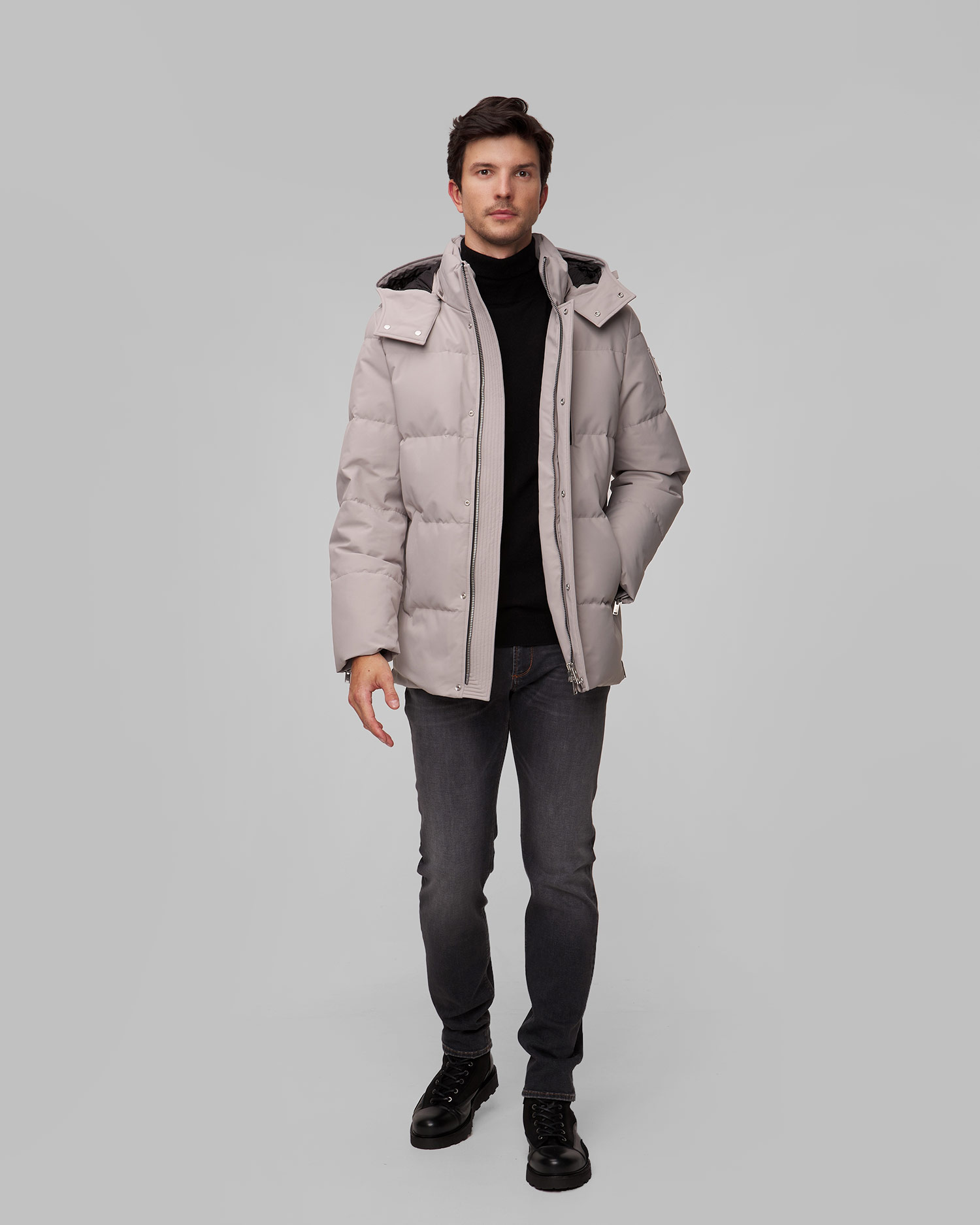 Moose Knuckles Cloud 3q Daunenjacke für Herren in Grau