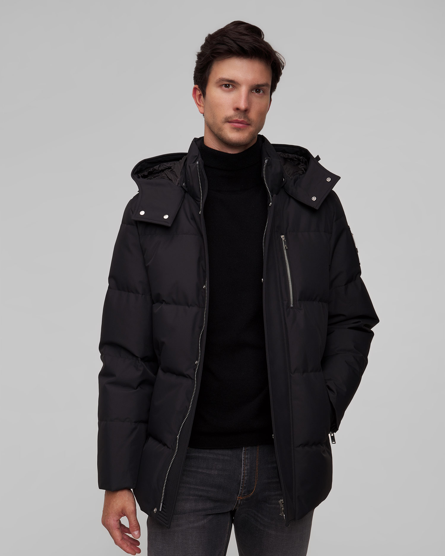 Moose Knuckles Cloud 3q Daunenjacke für Herren in Schwarz