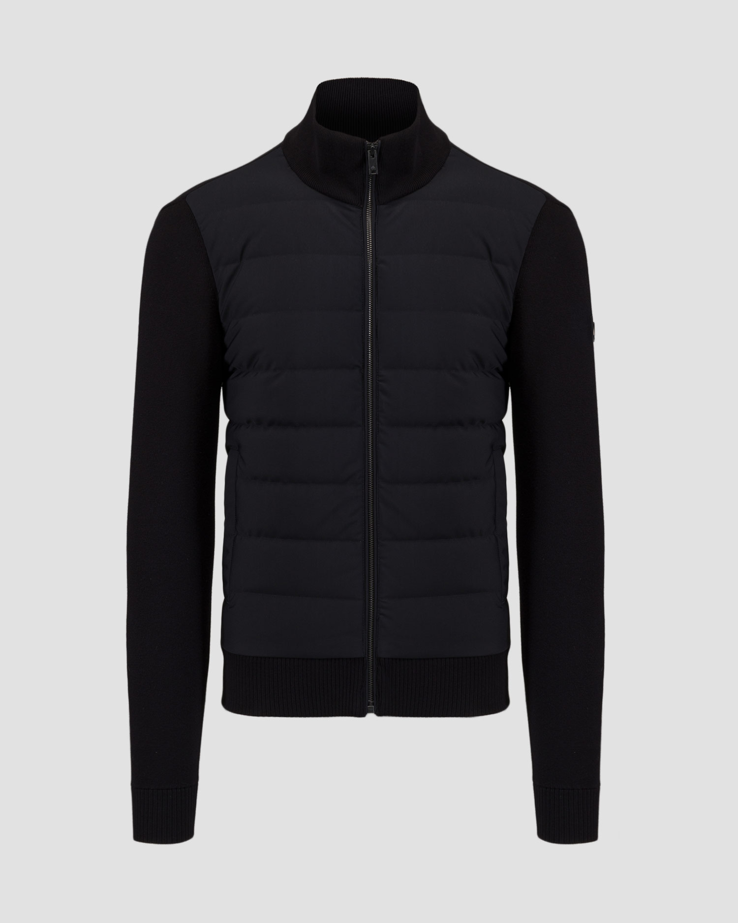 Czarna kurtka hybrydowa męska Moose Knuckles Kamet Hybrid Jacket