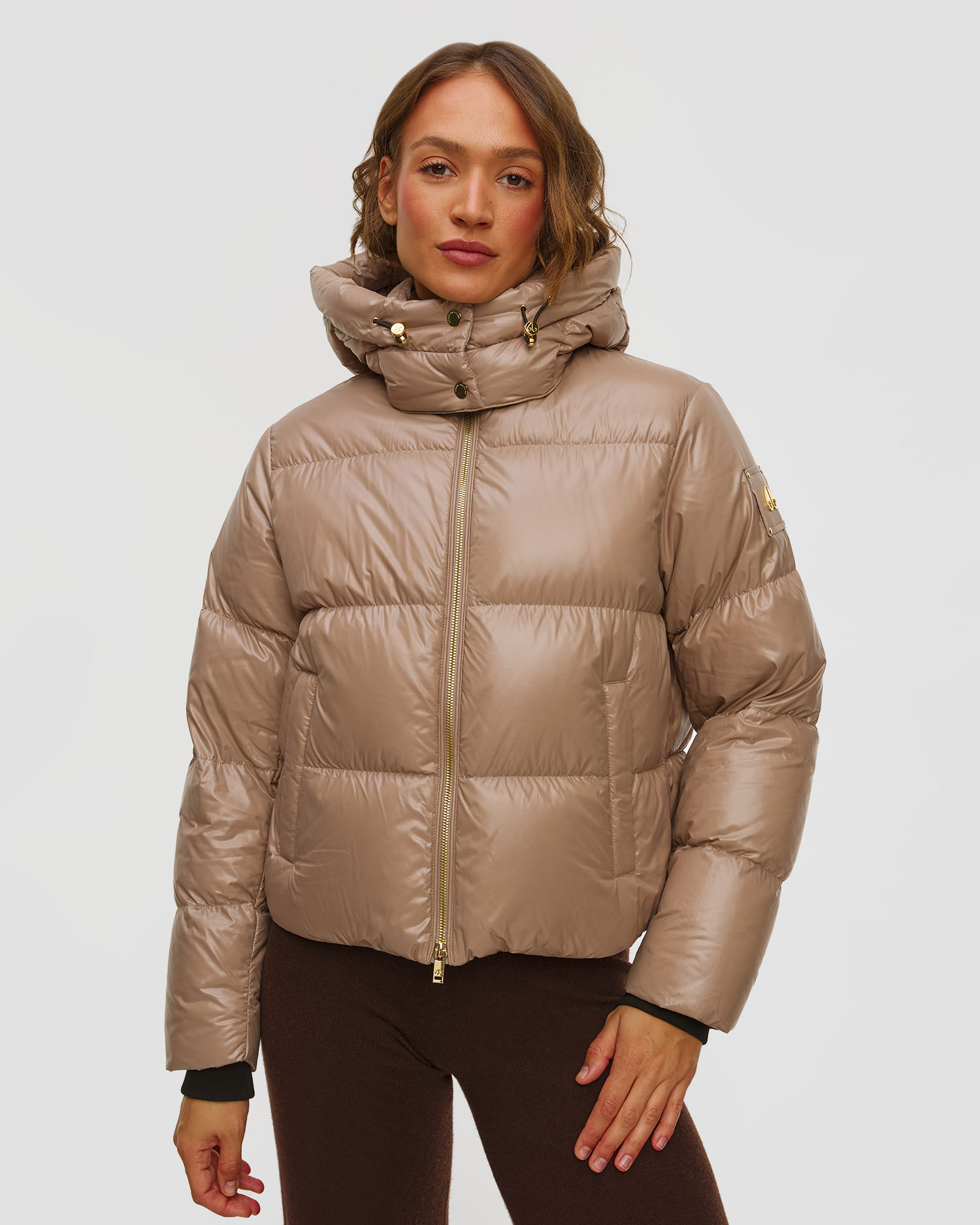 Kurtka puchowa damska Moose Knuckles Moonstone Jacket Gold