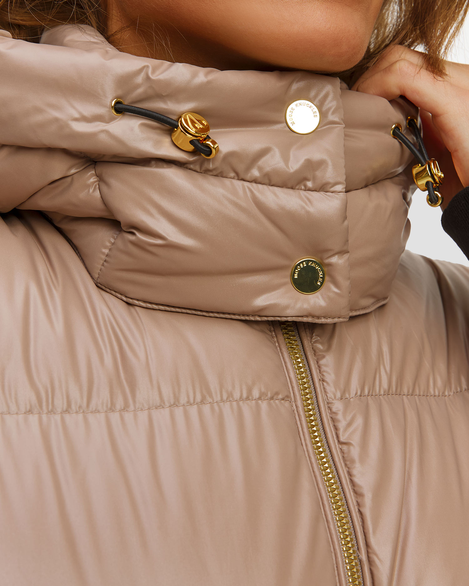 Doudoune pour femmes Moose Knuckles Moonstone Jacket Gold