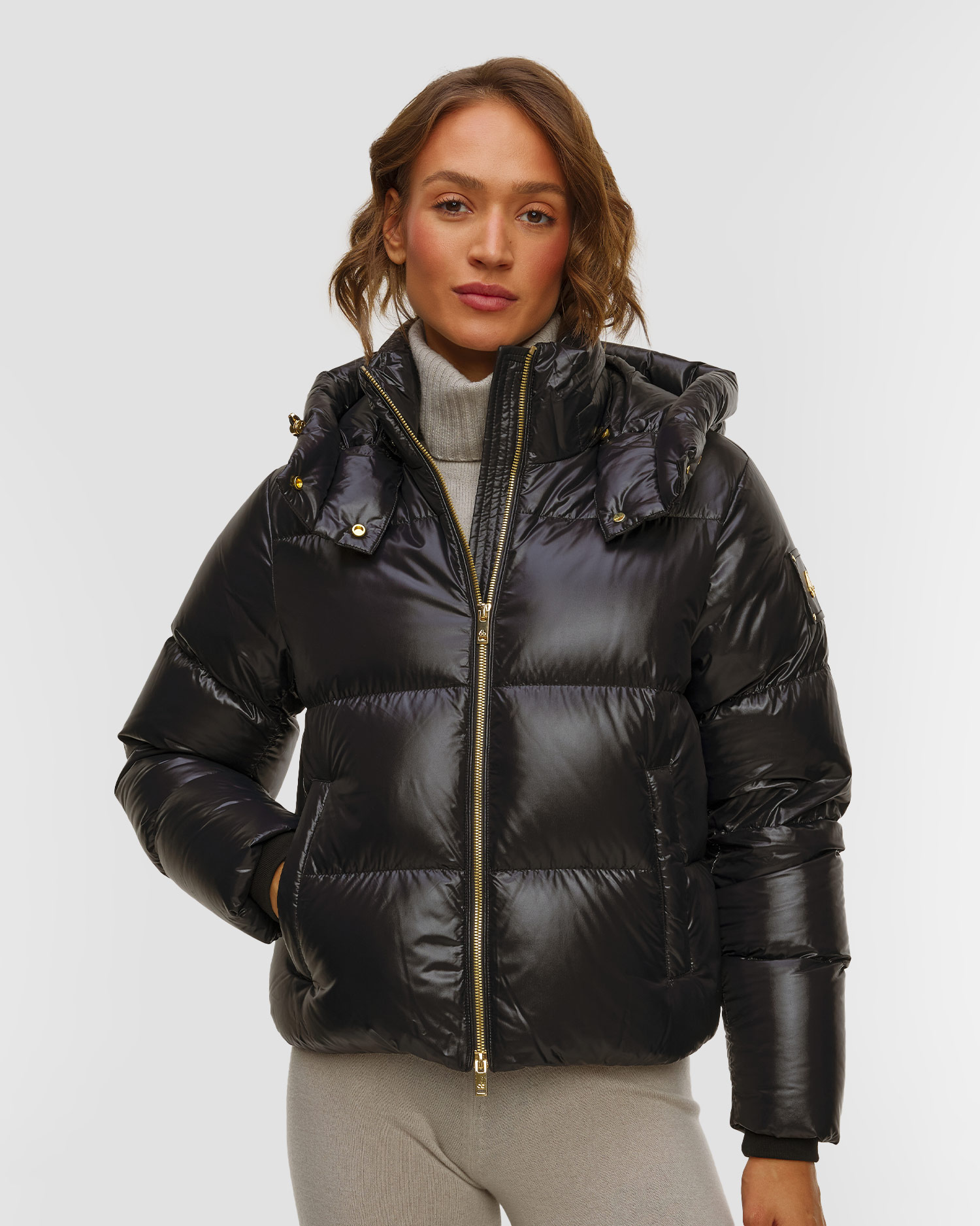Kurtka puchowa damska Moose Knuckles Moonstone Jacket Gold