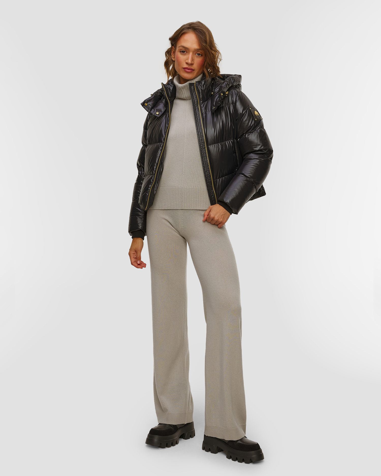 Kurtka puchowa damska Moose Knuckles Moonstone Jacket Gold