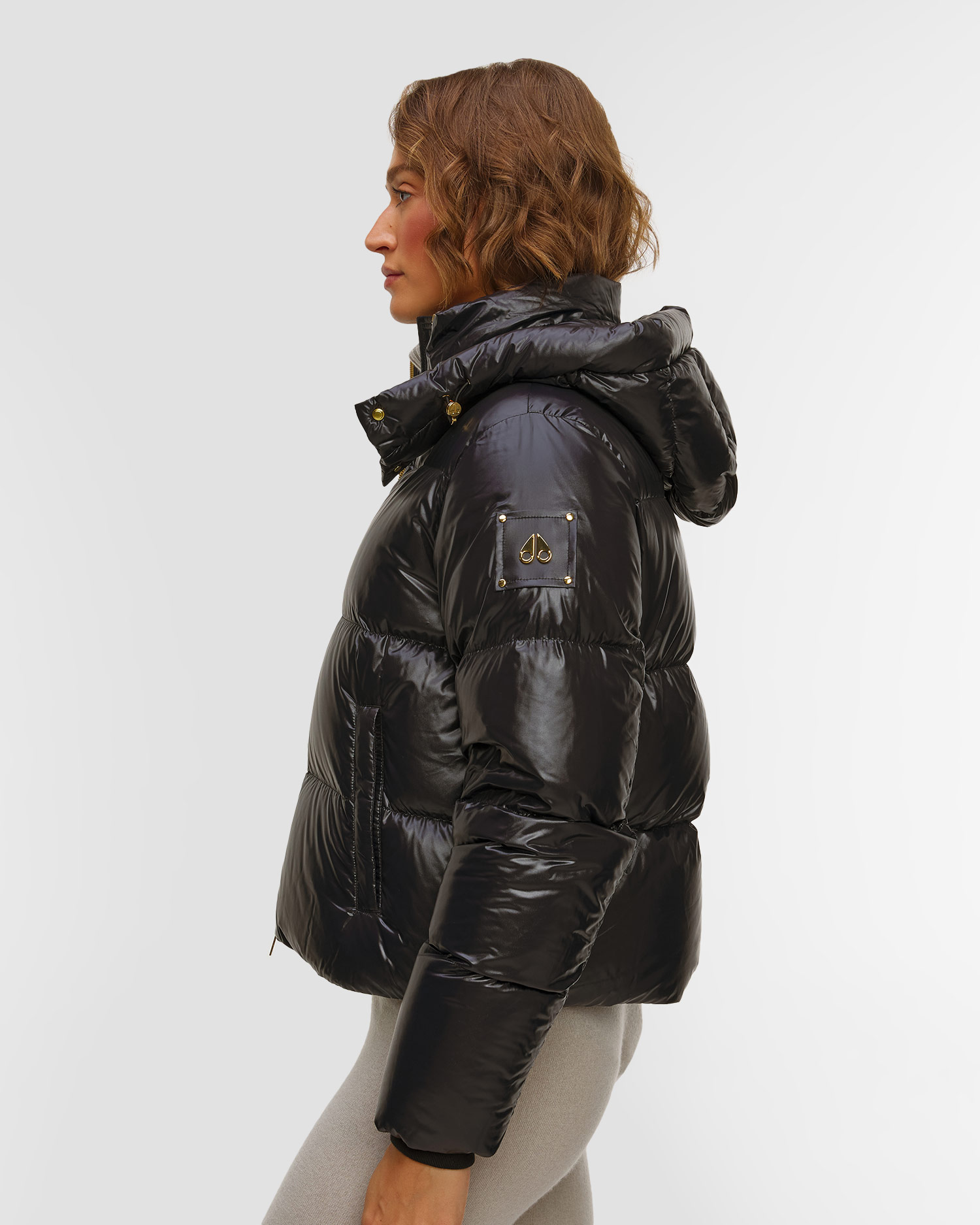 Kurtka puchowa damska Moose Knuckles Moonstone Jacket Gold