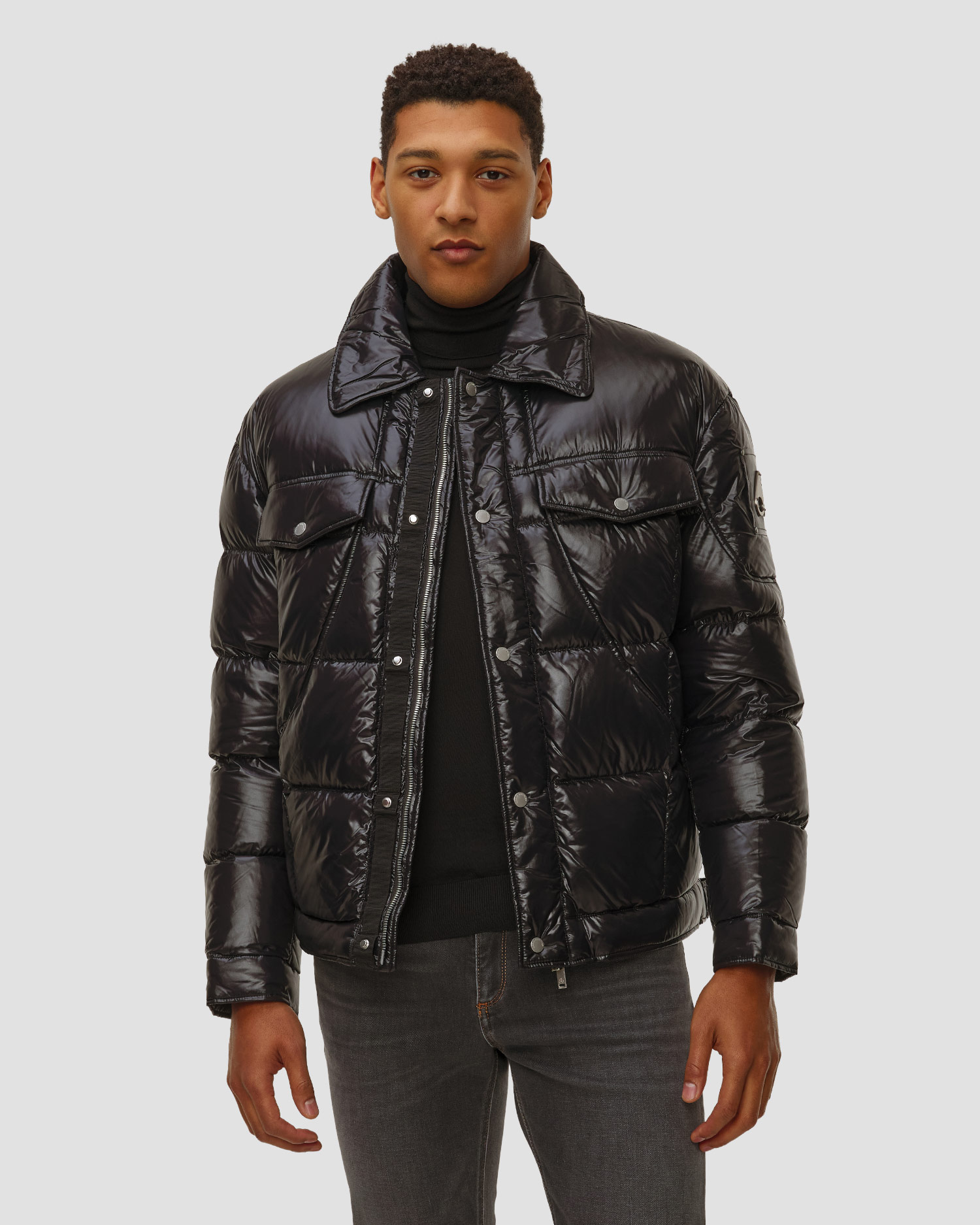 Piumino da uomo Moose Knuckles Briar Shirt Jacket