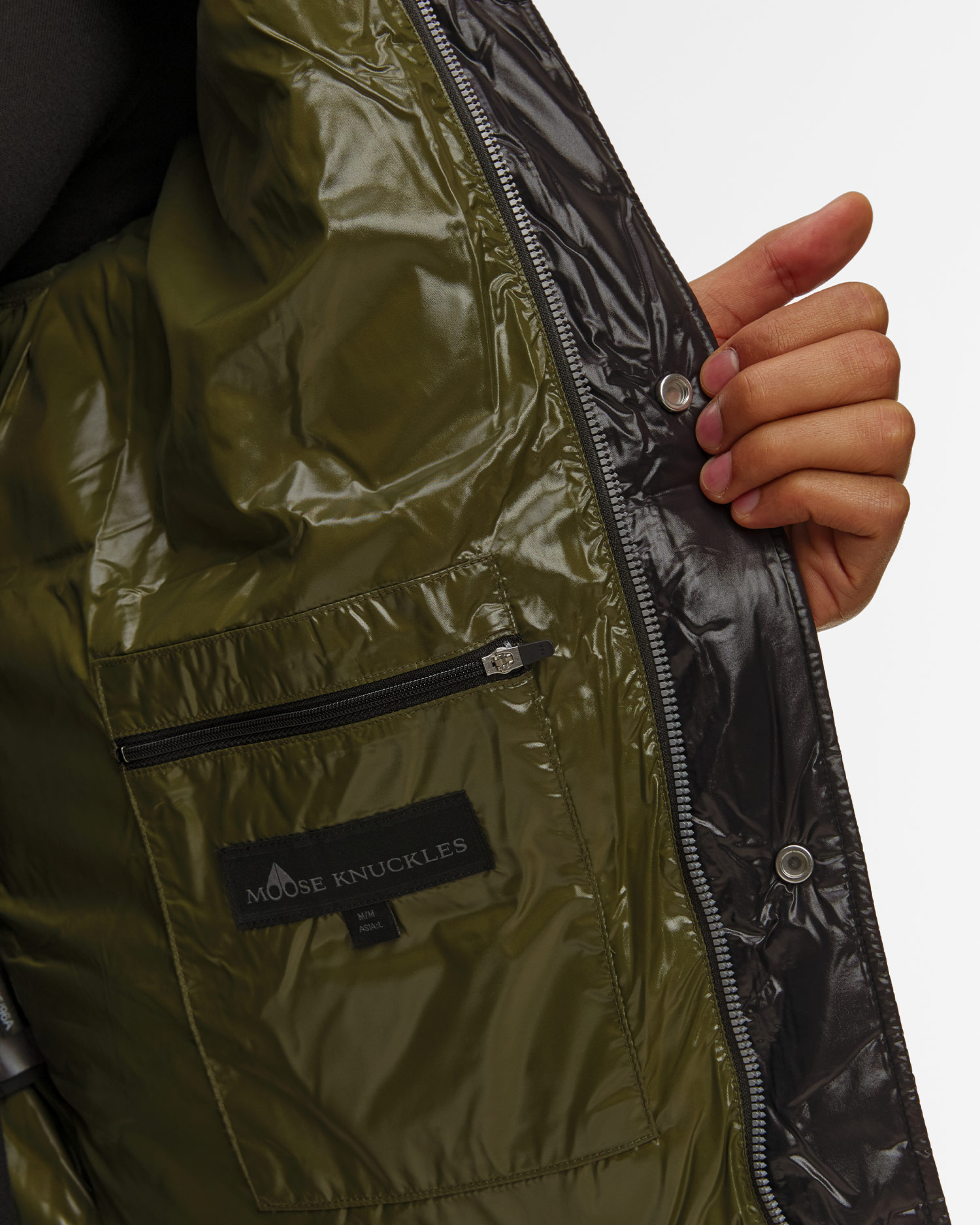 Piumino da uomo Moose Knuckles Briar Shirt Jacket