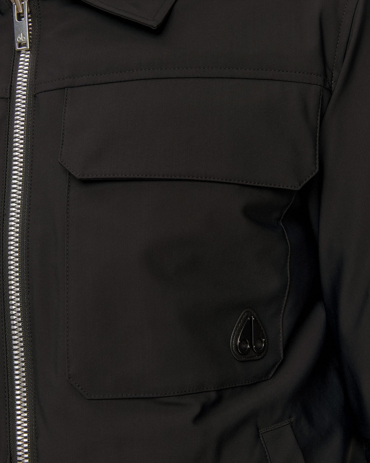 Piumino nero da uomo Moose Knuckles Revelstoke Jacket