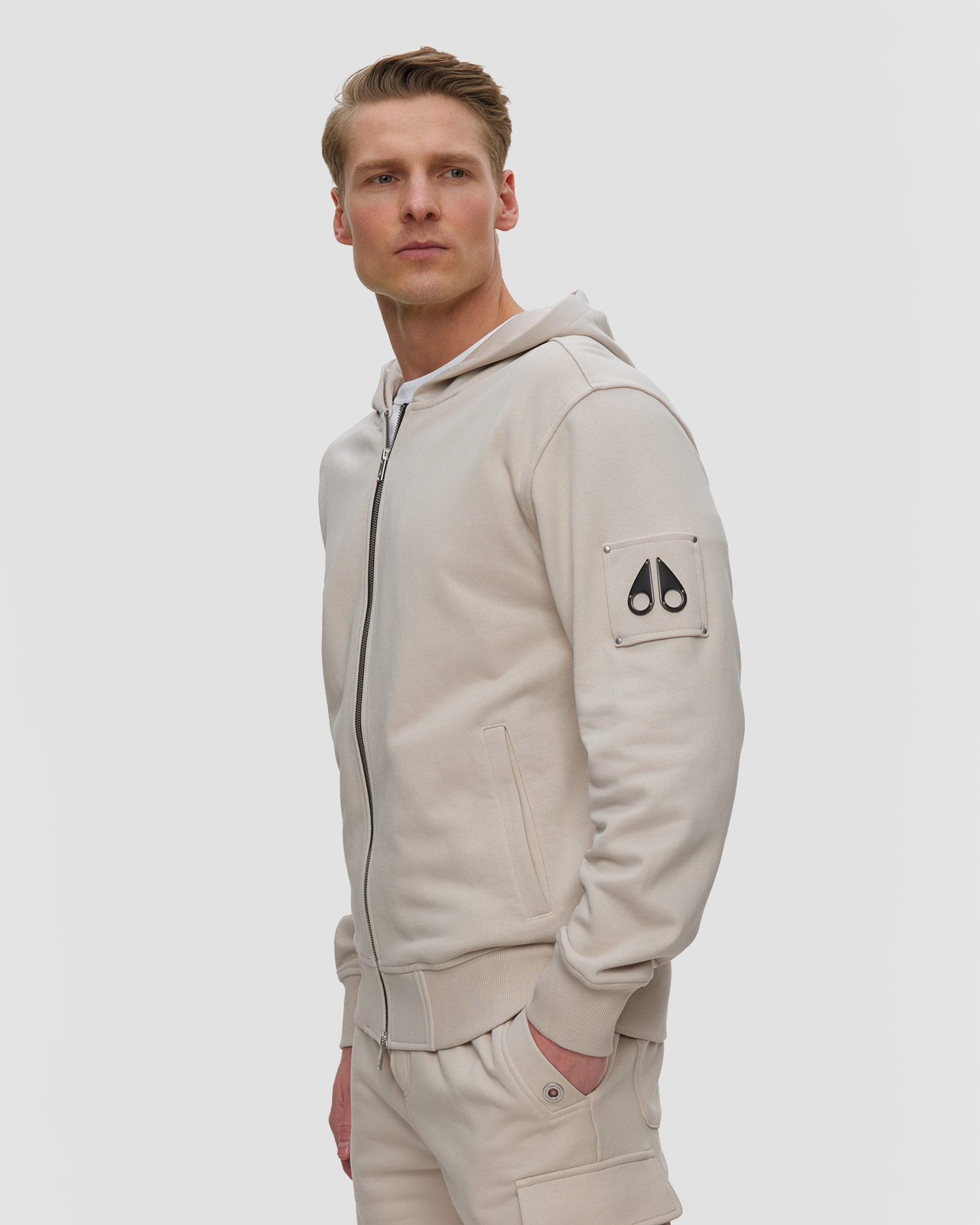 Pánská mikina s kapucou Moose Knuckles Hartsfield Zip-Up